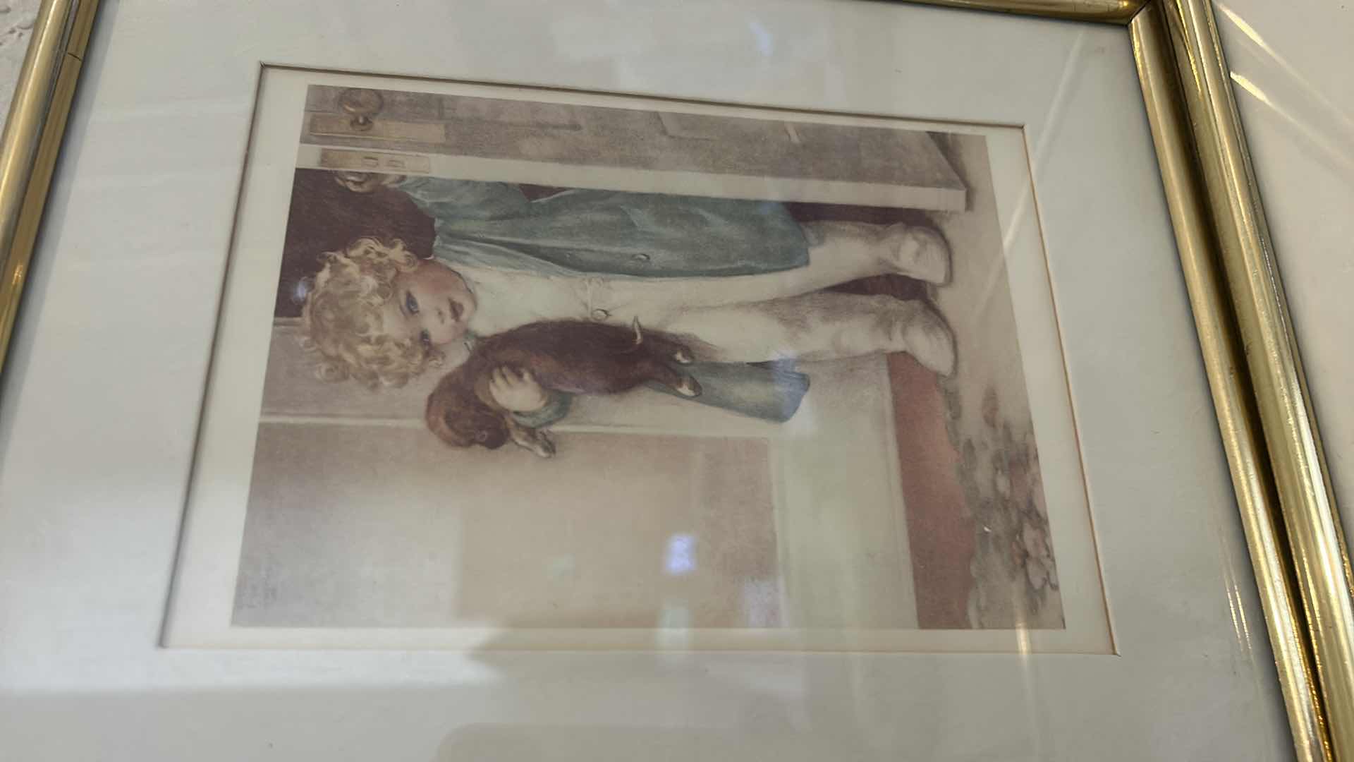 Photo 1 of 4 FRAMED ART PRINTS BY AMERICAN ILLUSTRATOR BESSIE PEASE GUTMANN. ARTWORK 8" X 10" $ 125