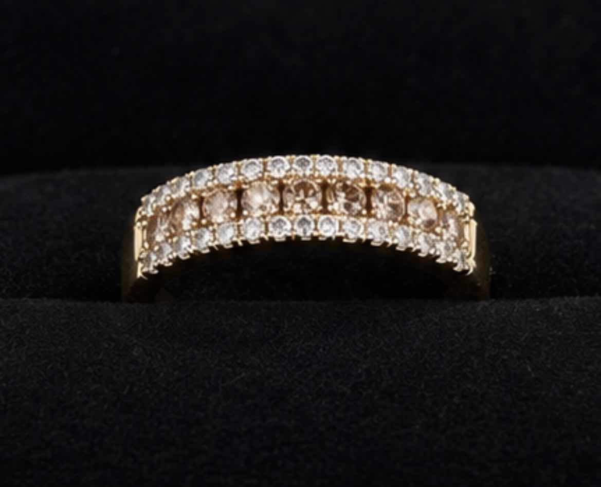 Photo 1 of 10K YELLOW GOLD 1CTW DIAMOND RING 2.6G (EST SIZE 6 –7) #44 $2800