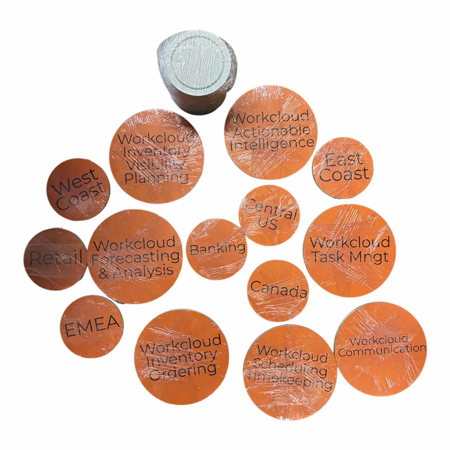 Photo 1 of WORK EVENT 10”/6” ROUND SIGNS
