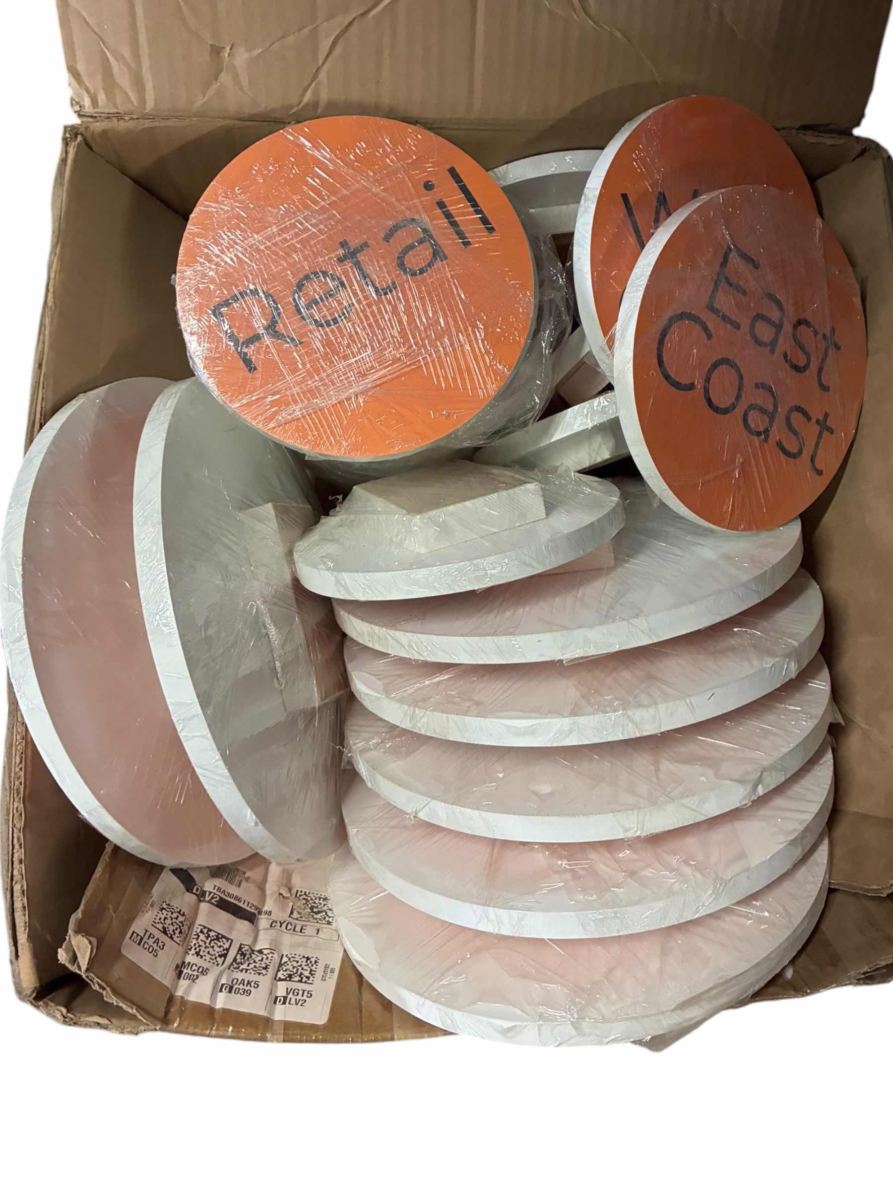 Photo 1 of WORK EVENT 10”/6” ROUND SIGNS
