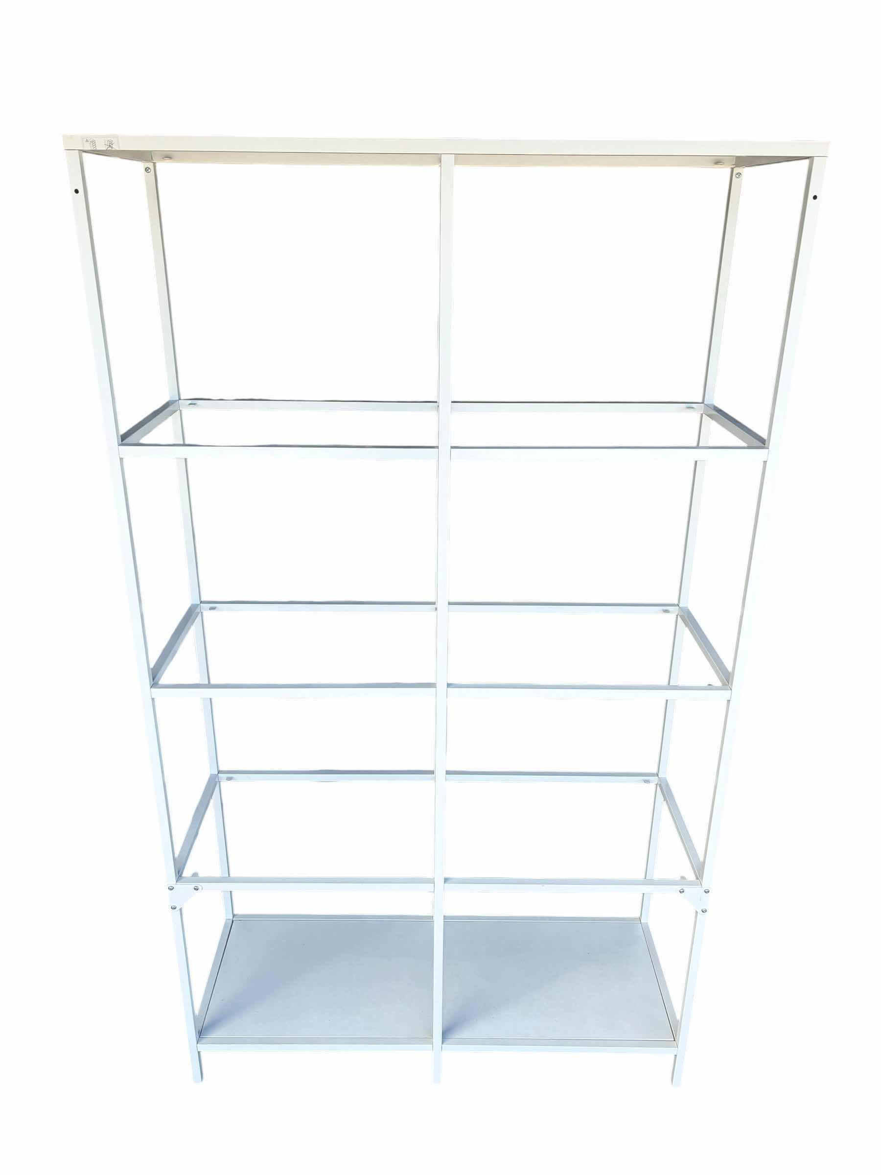 Photo 1 of IKEA VITTSJO WHITE 5-TIER GLASS SHELF UNIT