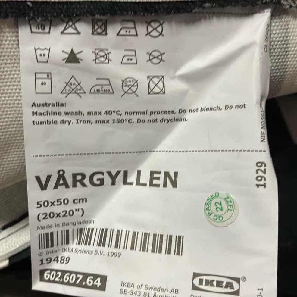 Photo 1 of IKEA VARGYLLEN BLACK-AND-WHITE STRIPED PILLOWCASE 5-PACK