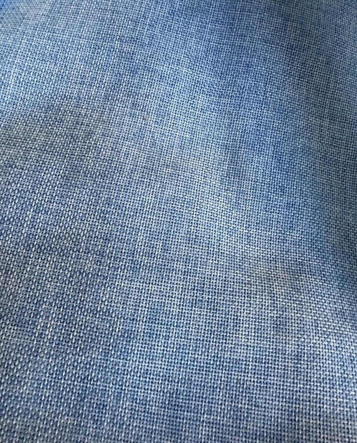 Photo 1 of 120”  ROUND ICEY BLUE CLOTH LINEN