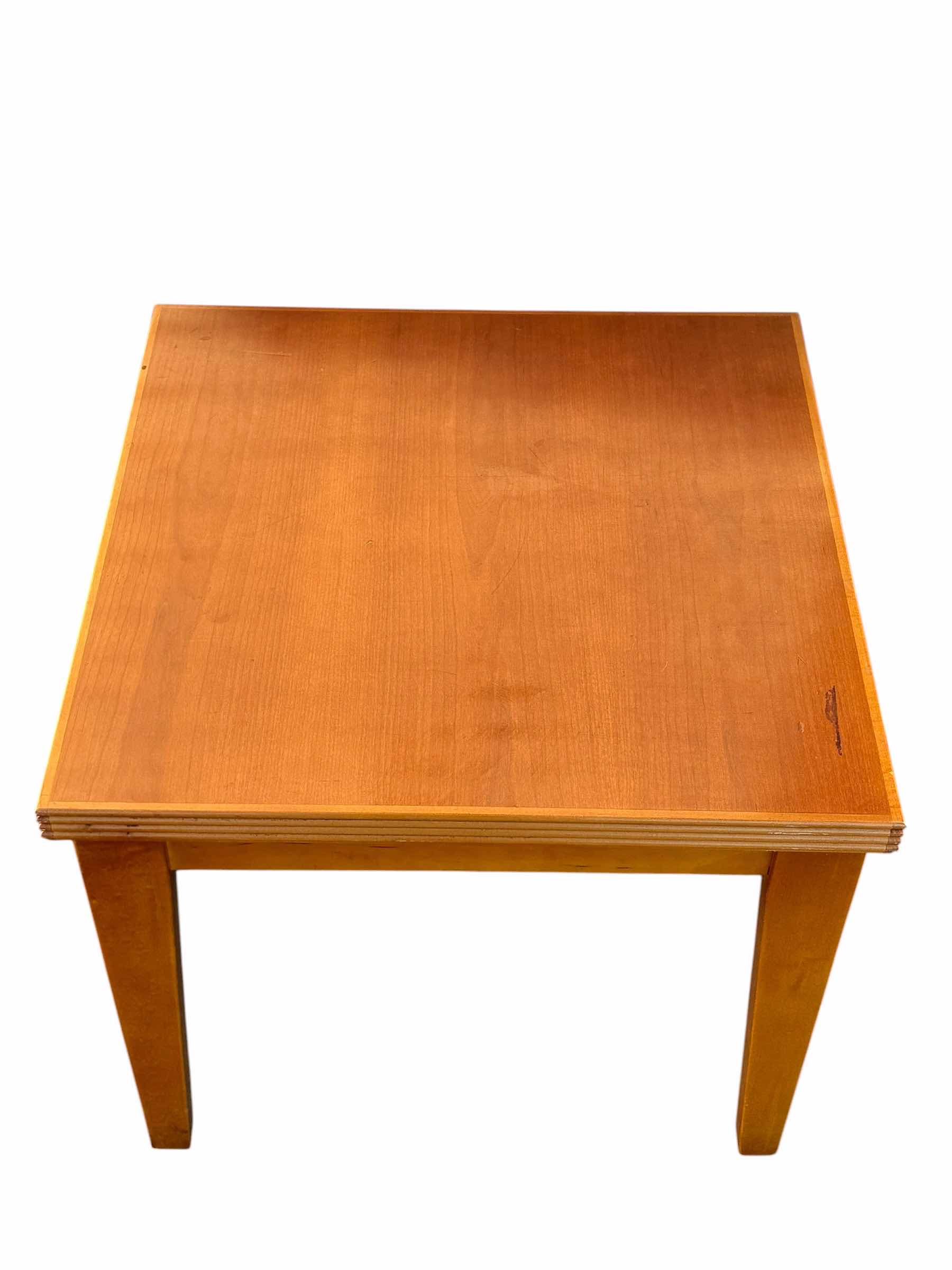 Photo 1 of 2-TONE WOOD SIDE TABLE 24” X 20”