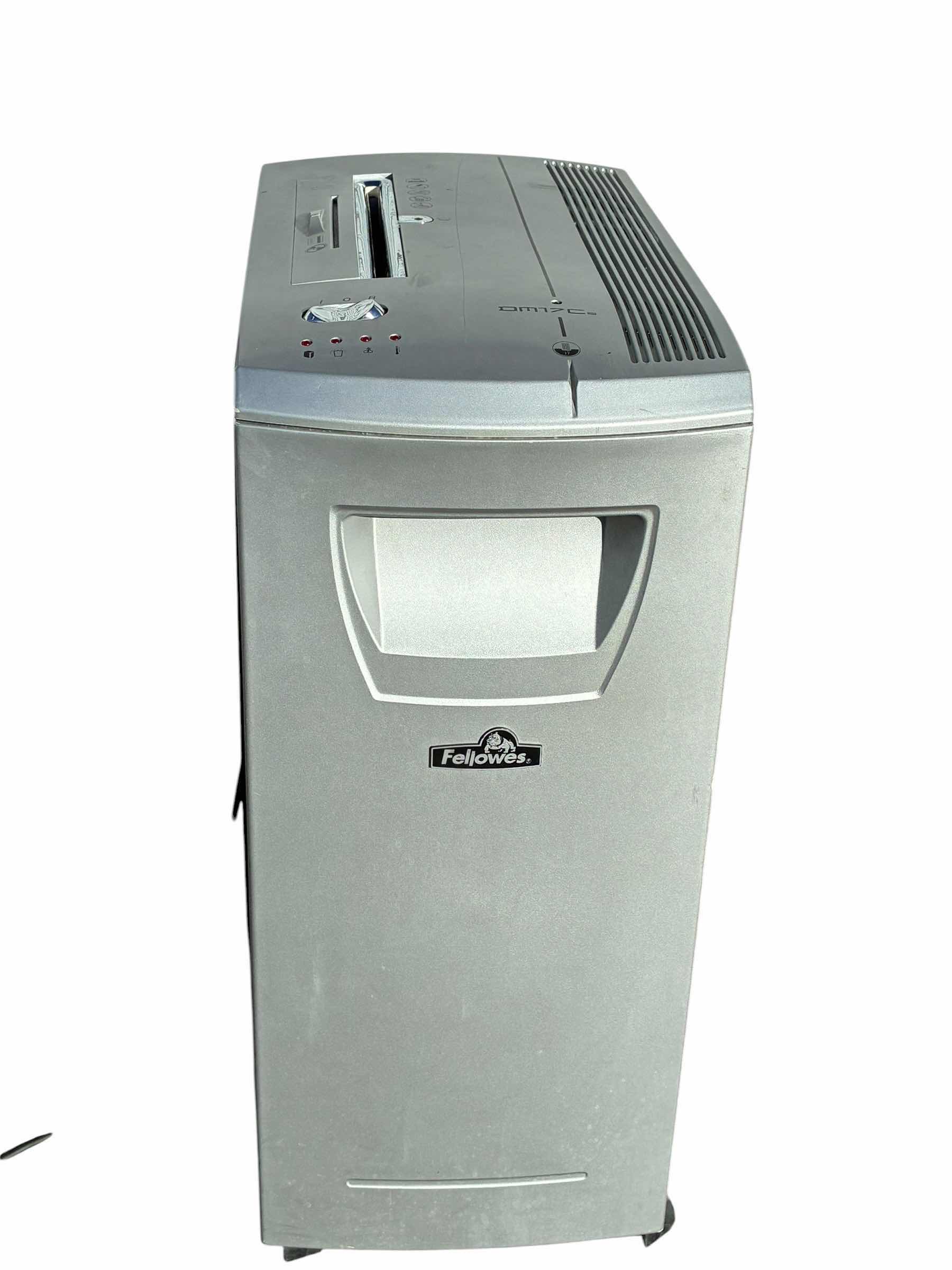 Photo 1 of FELLOWES COMMERCIAL ROLLING PAPER SHREDDER DM17CS