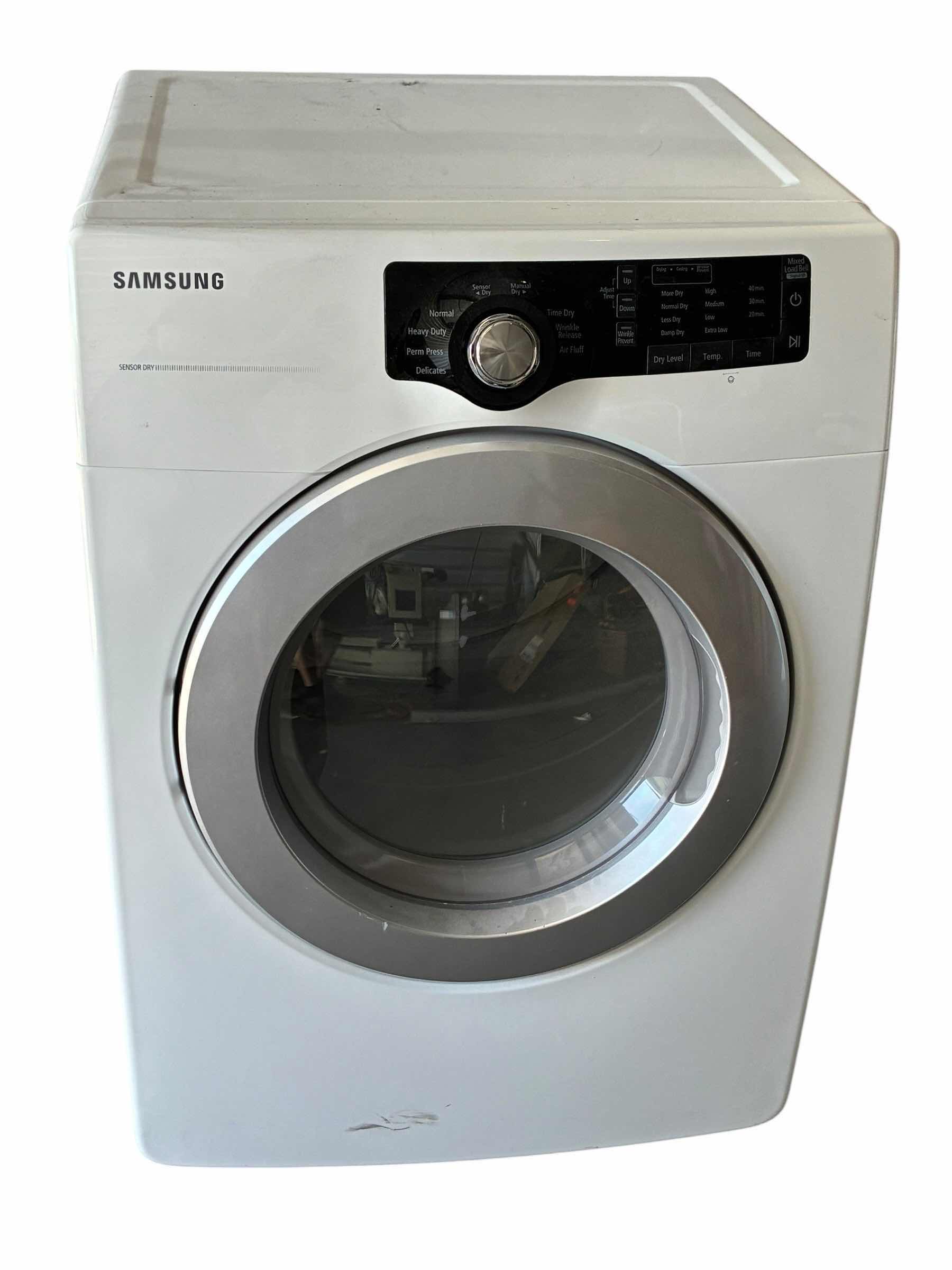 Photo 1 of SAMSUNG SENSOR DRY ELECTRIC DRYER DV220AEWXAA 240 V PLUG