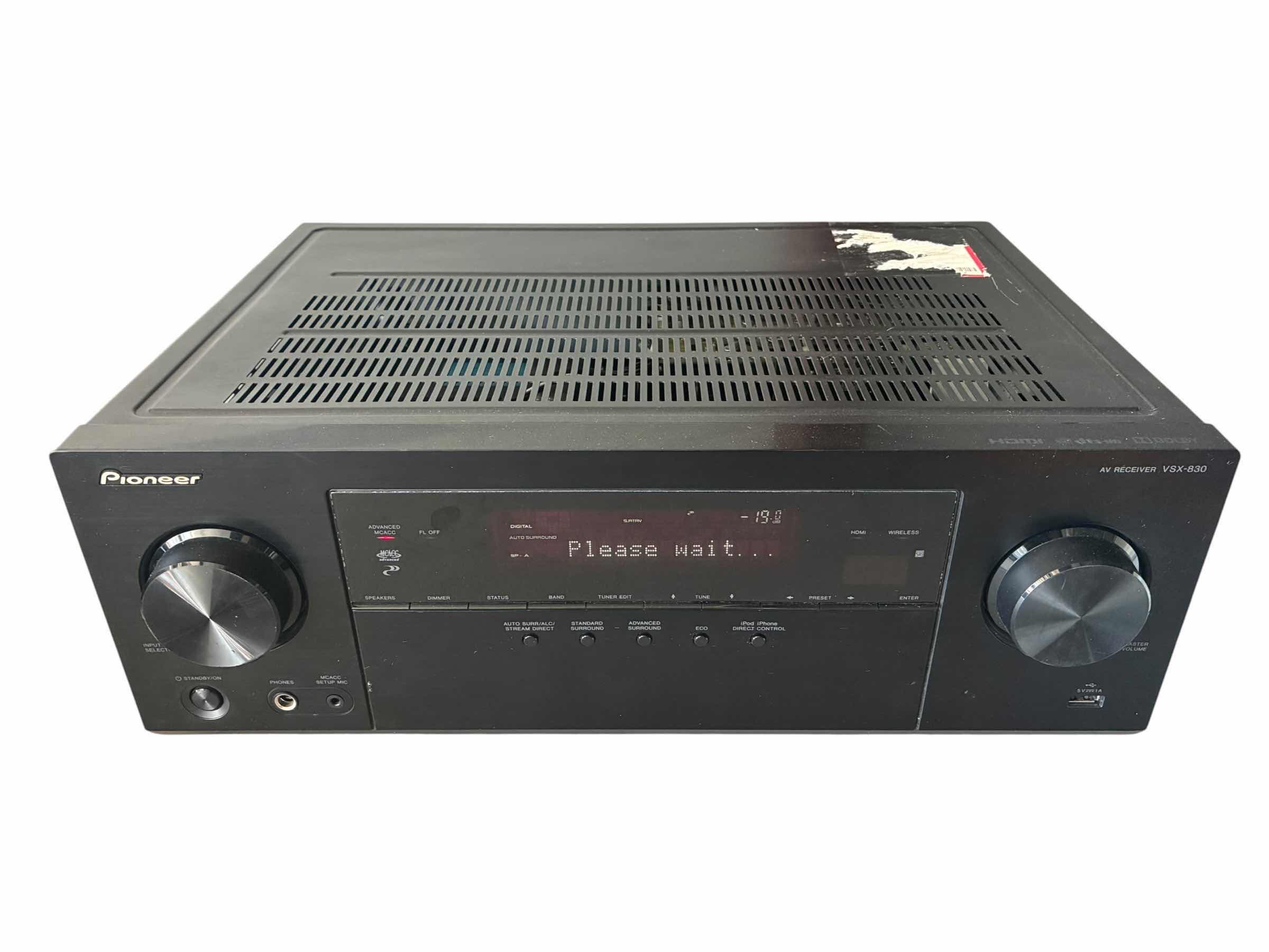 Photo 1 of PIONEER AV RECEIVER VSX830