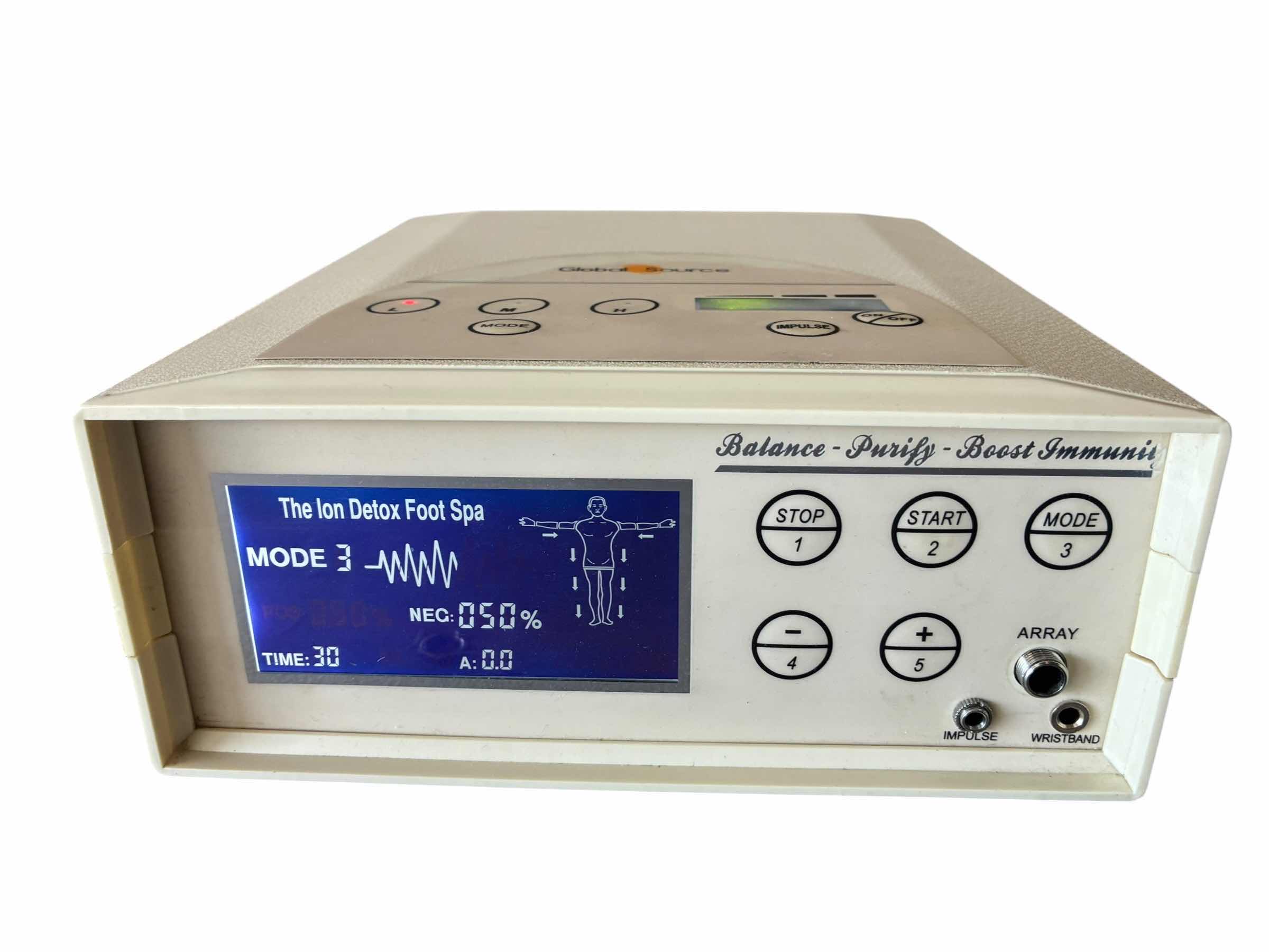 Photo 1 of IONIC DETOX FOOT SPA CONTROL UNIT W CASE