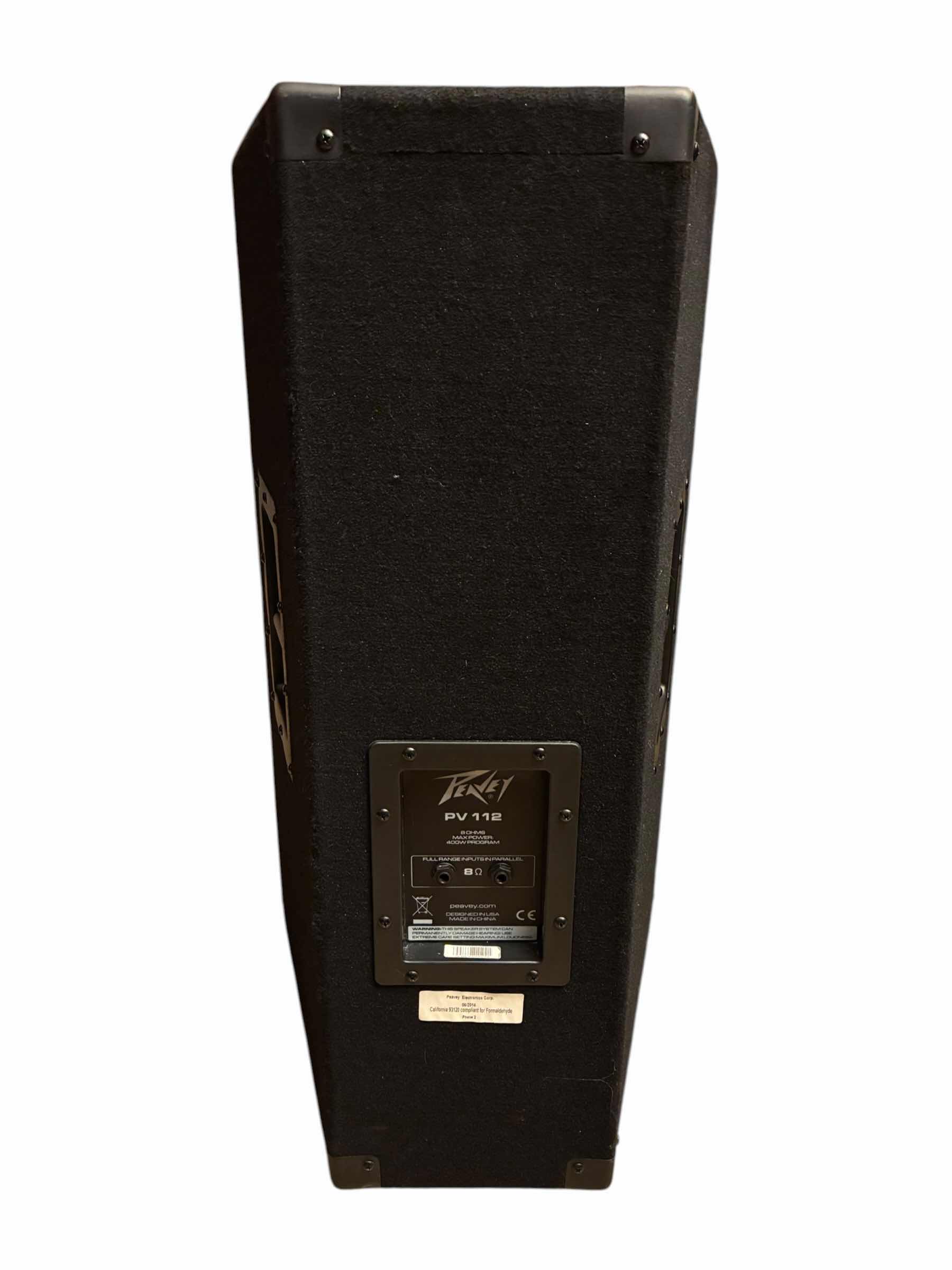 Photo 1 of PEAVY ELECTRONICS SPEAKER SYSTEM PV112 $350