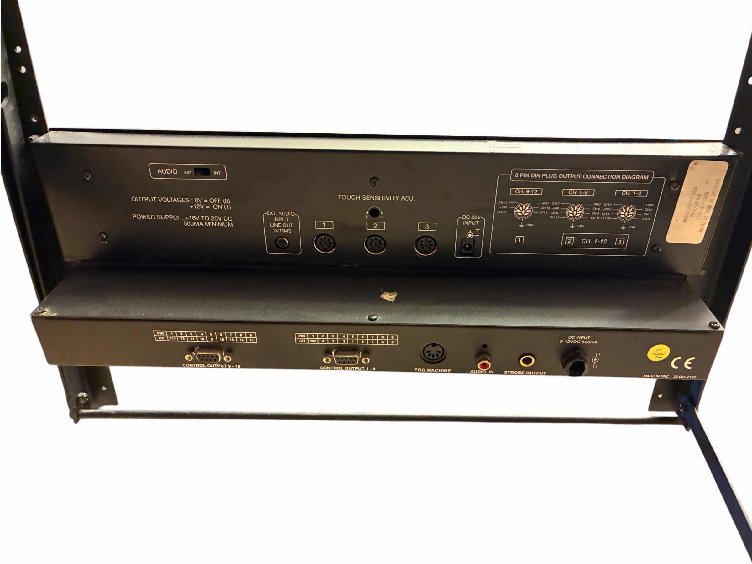 Photo 1 of AMERICAN DJ FLASH TOUCH PANEL & LSC LIGHT COPILOT II W ROLLING STEEL MOUNTING RACK 21“ X 21“ H36”