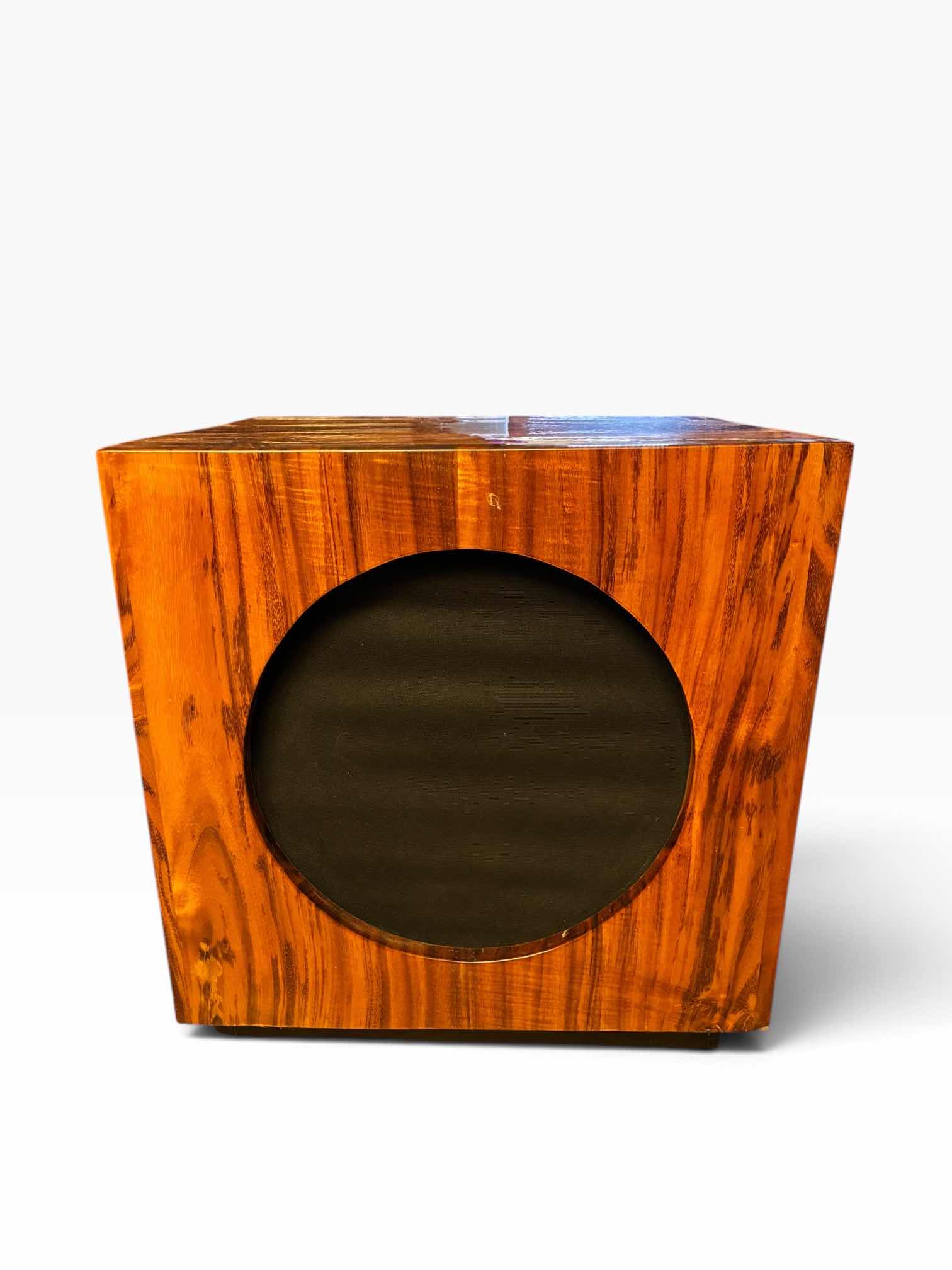 Photo 1 of DEFINITIVE TECHNOLOGY POWERFIELD 1500 ACTIVE CROSSOVER/POWER SUBWOOFER AMPLIFIER W CUSTOM WOOD PANEL BOX