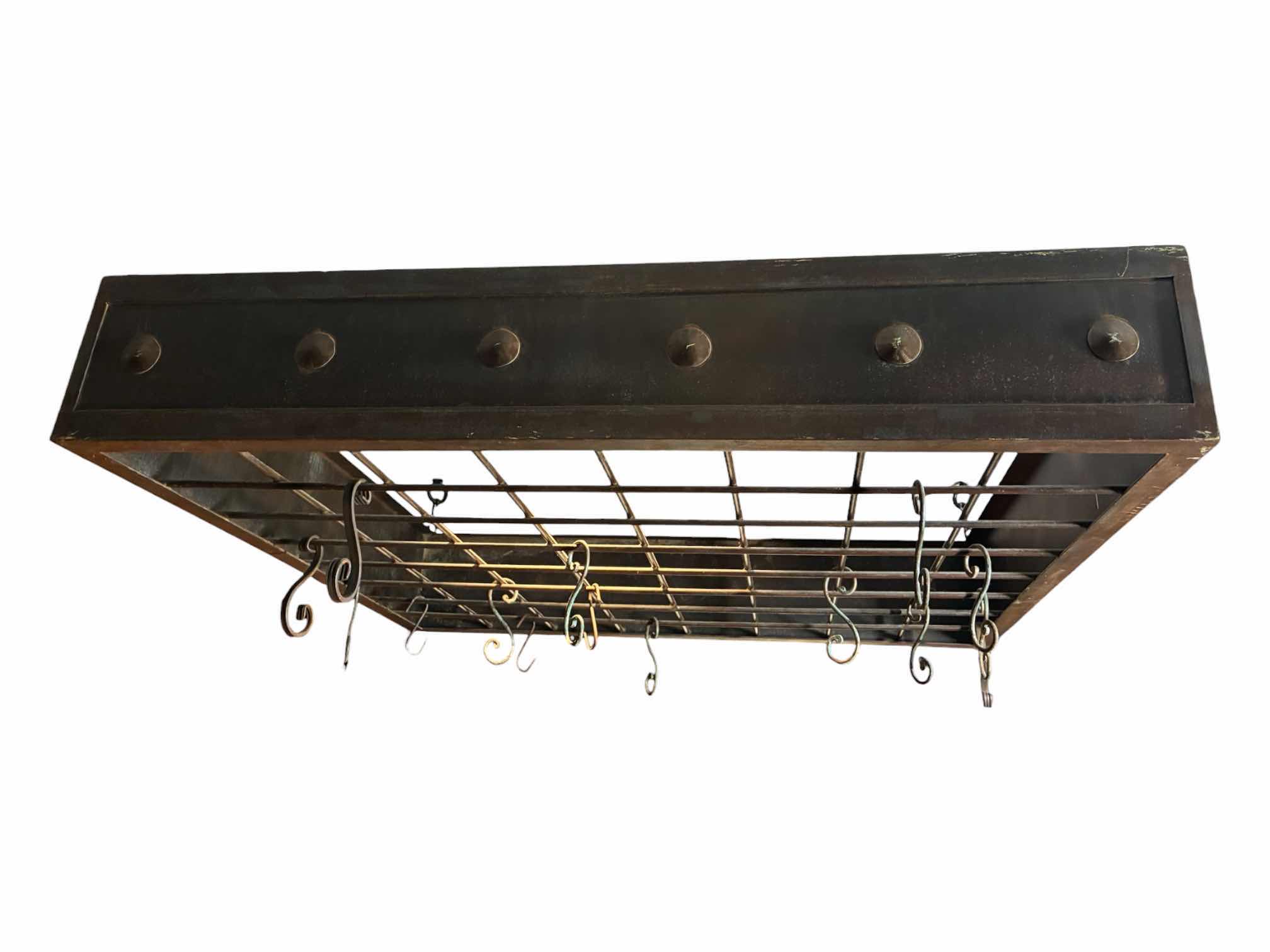 Photo 1 of FORGED SOLID STEEL KITCHEN POT CEILING MOUNT RACK 48“ X 48“ H8.5“ $2800