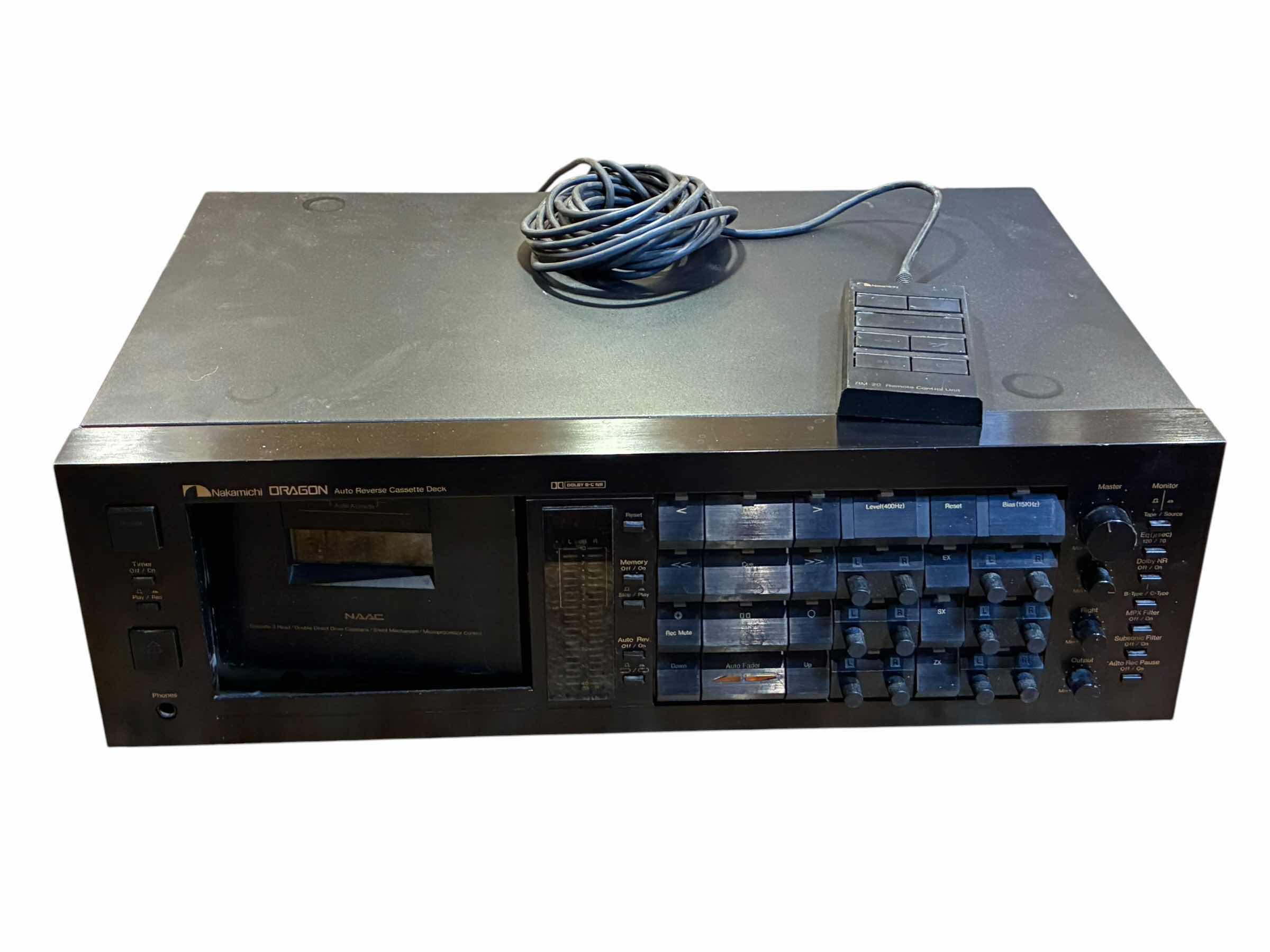 Photo 1 of NAKAMICHI DRAGON AUTO REVERSE CASSETTE DECK