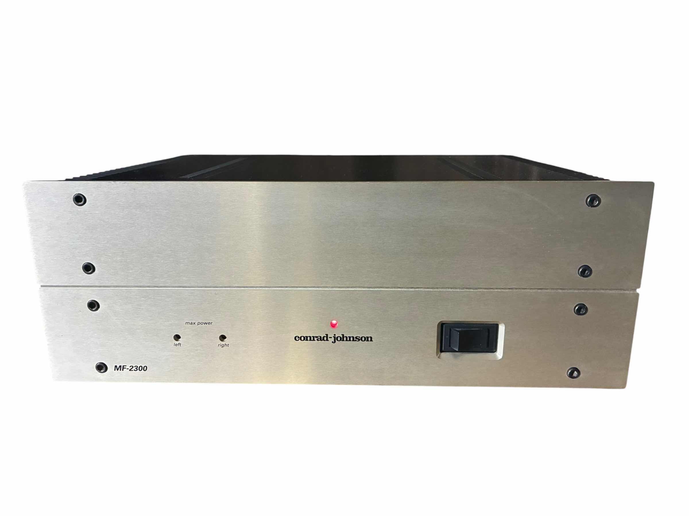 Photo 1 of CONRAD JOHNSON SOLID STATE STEREO POWER AMPLIFIER MF-2300 $2300