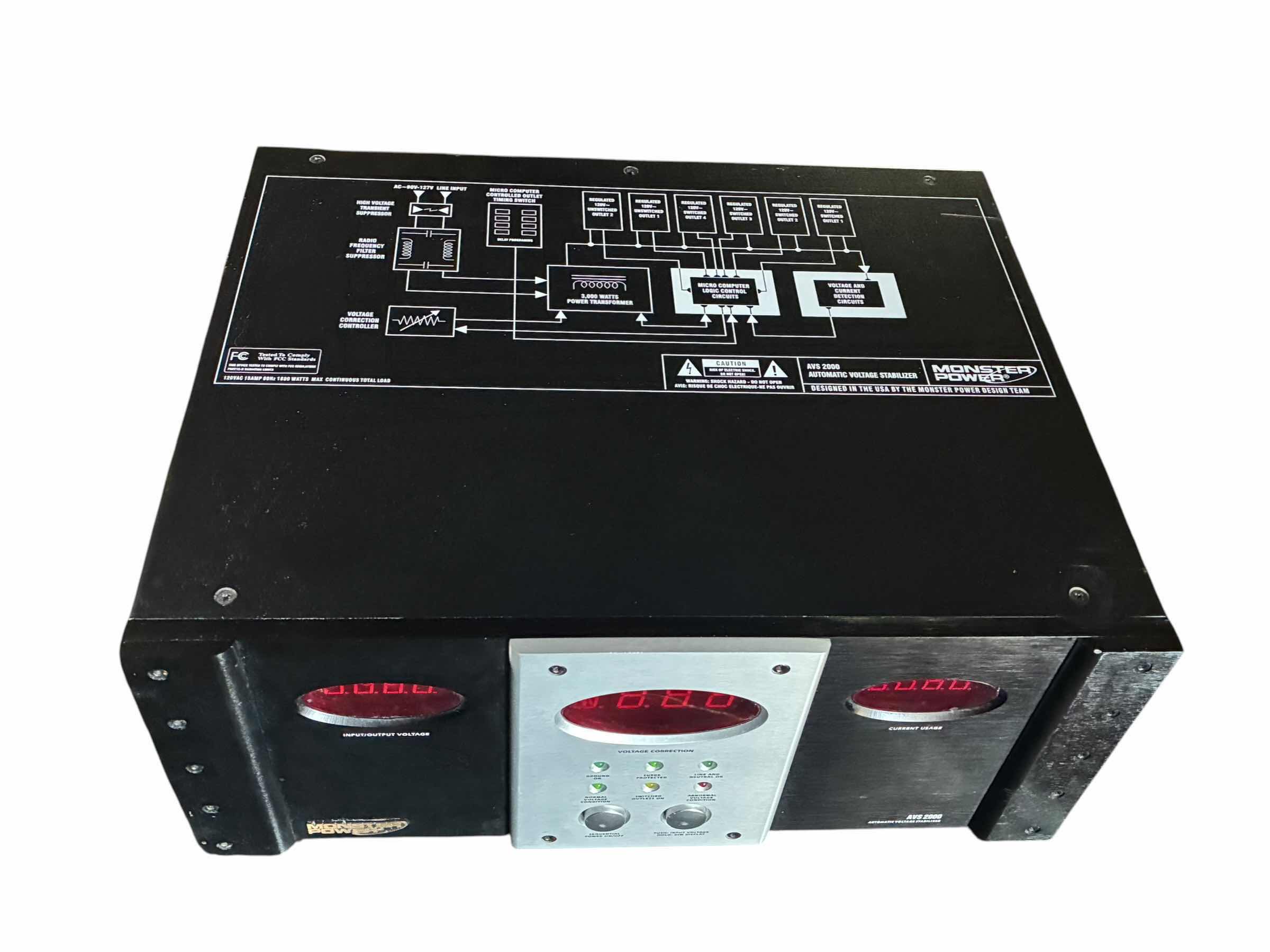 Photo 1 of MASTER POWER AUTOMATIC VOLTAGE STABILIZER AVS 2000 $1700