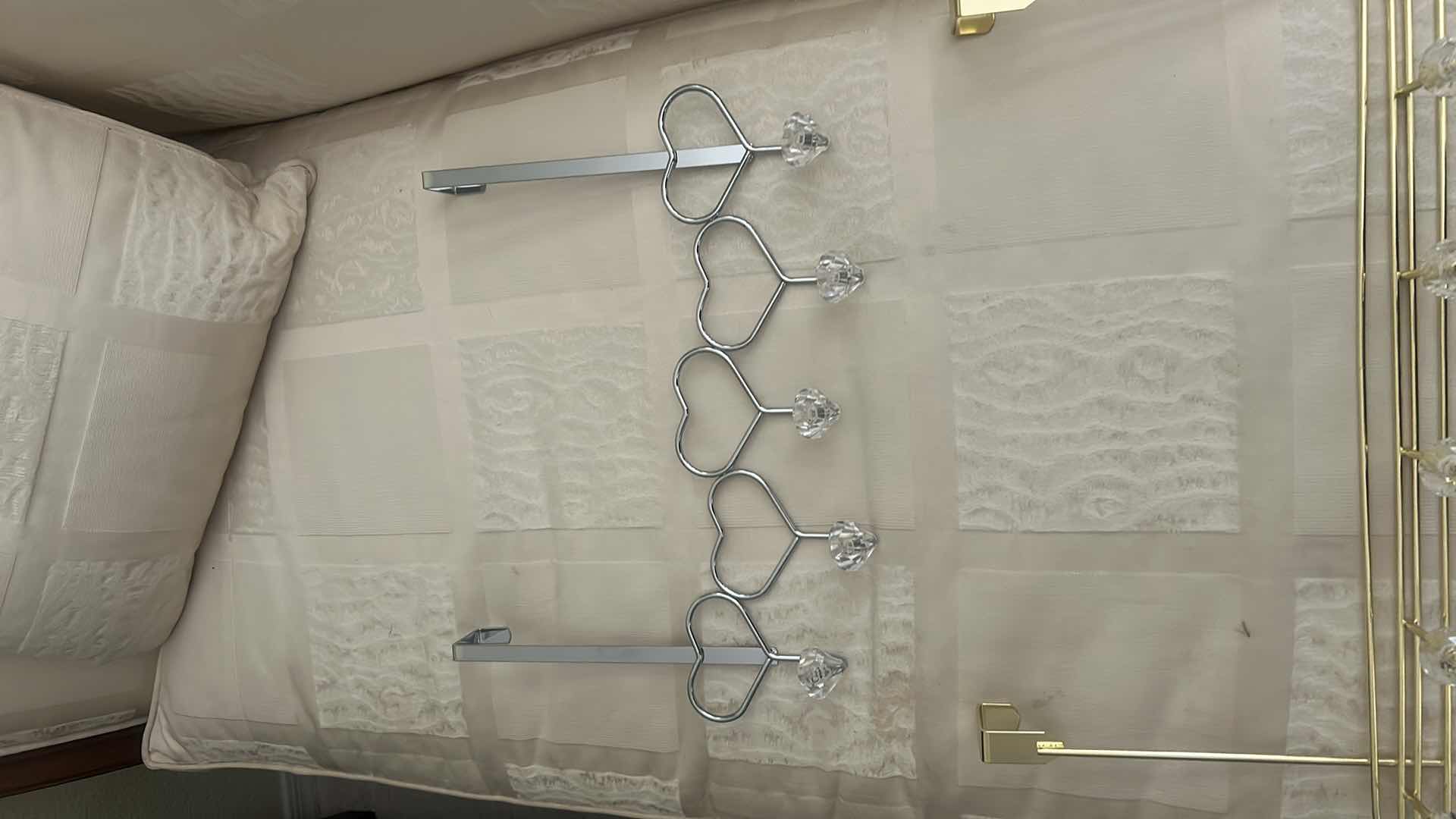 Photo 1 of 5~ GOLD / SILVER OVER THE DOOR HANGERS 18"