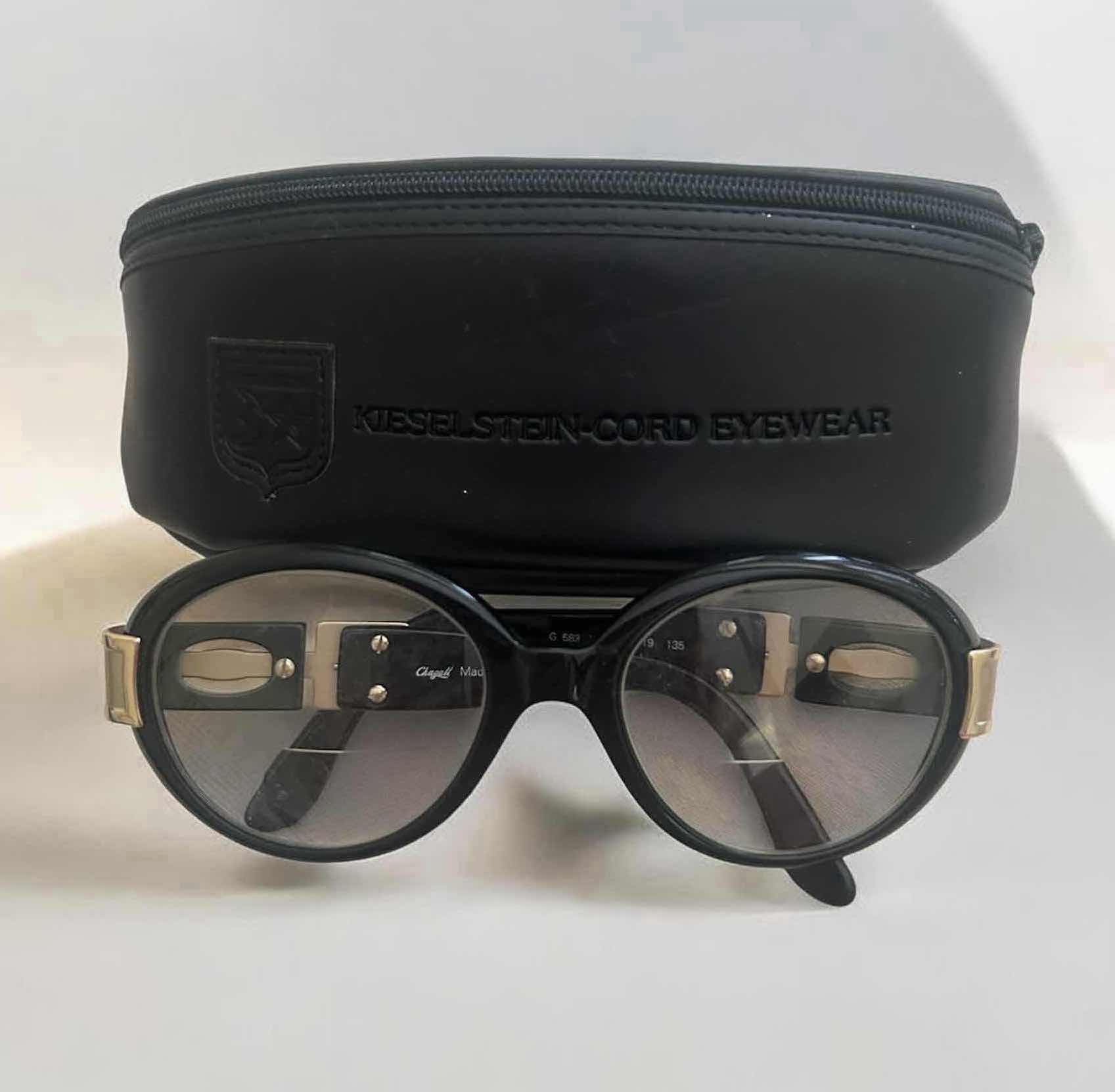 Photo 1 of KIESELSTEIN CORD DESIGNER GLASSES OVAL FRAMES PROMINENT GOLD TONE $350