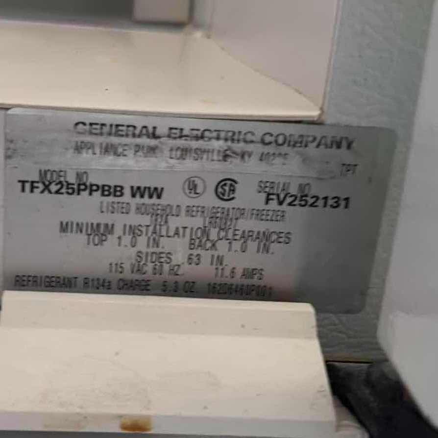 Photo 1 of WHITE GE PROFILE PERFORMANCE SIDE-BY-SIDE REFRIGERATOR