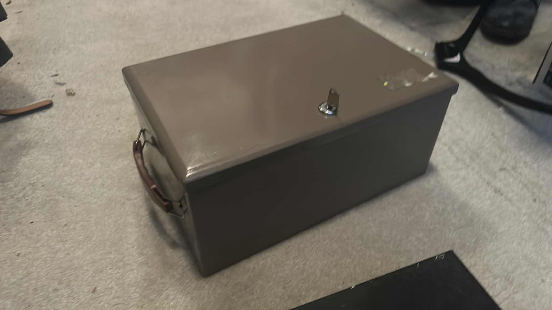 Photo 1 of THREE VINTAGE METAL STORAGE BOXES
