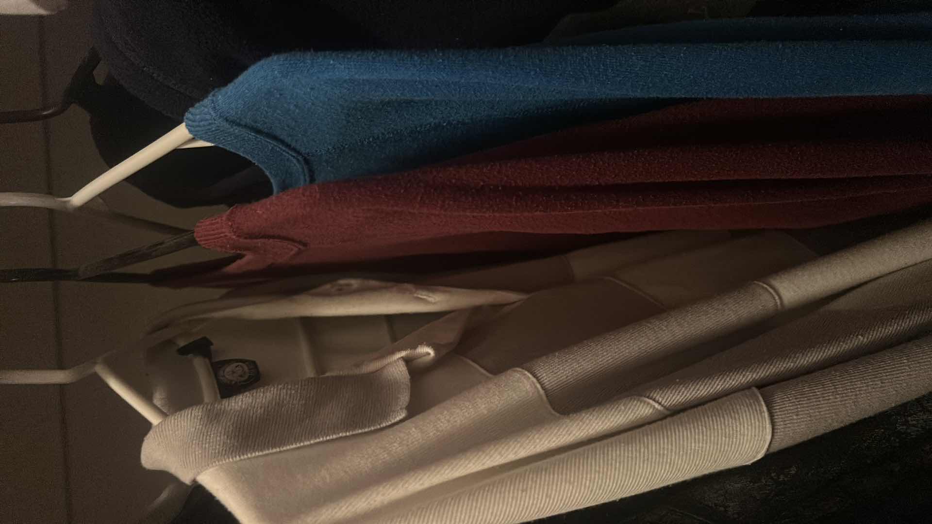 Photo 1 of MEN’S CLOTHING ASSORTMENT, SWEATSHIRTS, PULLOVER’S AND MORE SIZE LARGE EXTRA LARGE