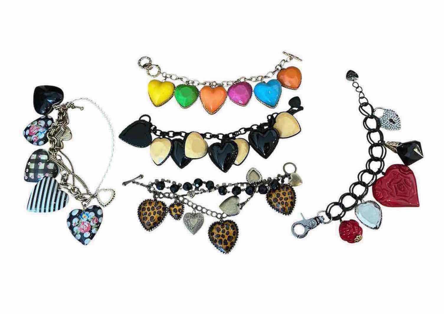 Photo 1 of 5- ENAMEL HEART FASHION BRACELETS