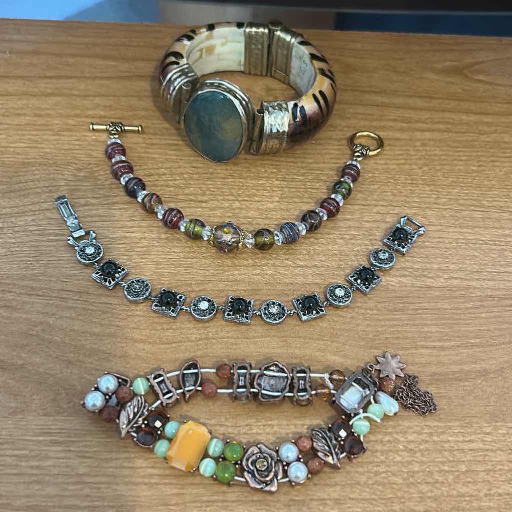Photo 1 of BANGLED BRACELET W 3 FASHION BRACELETS