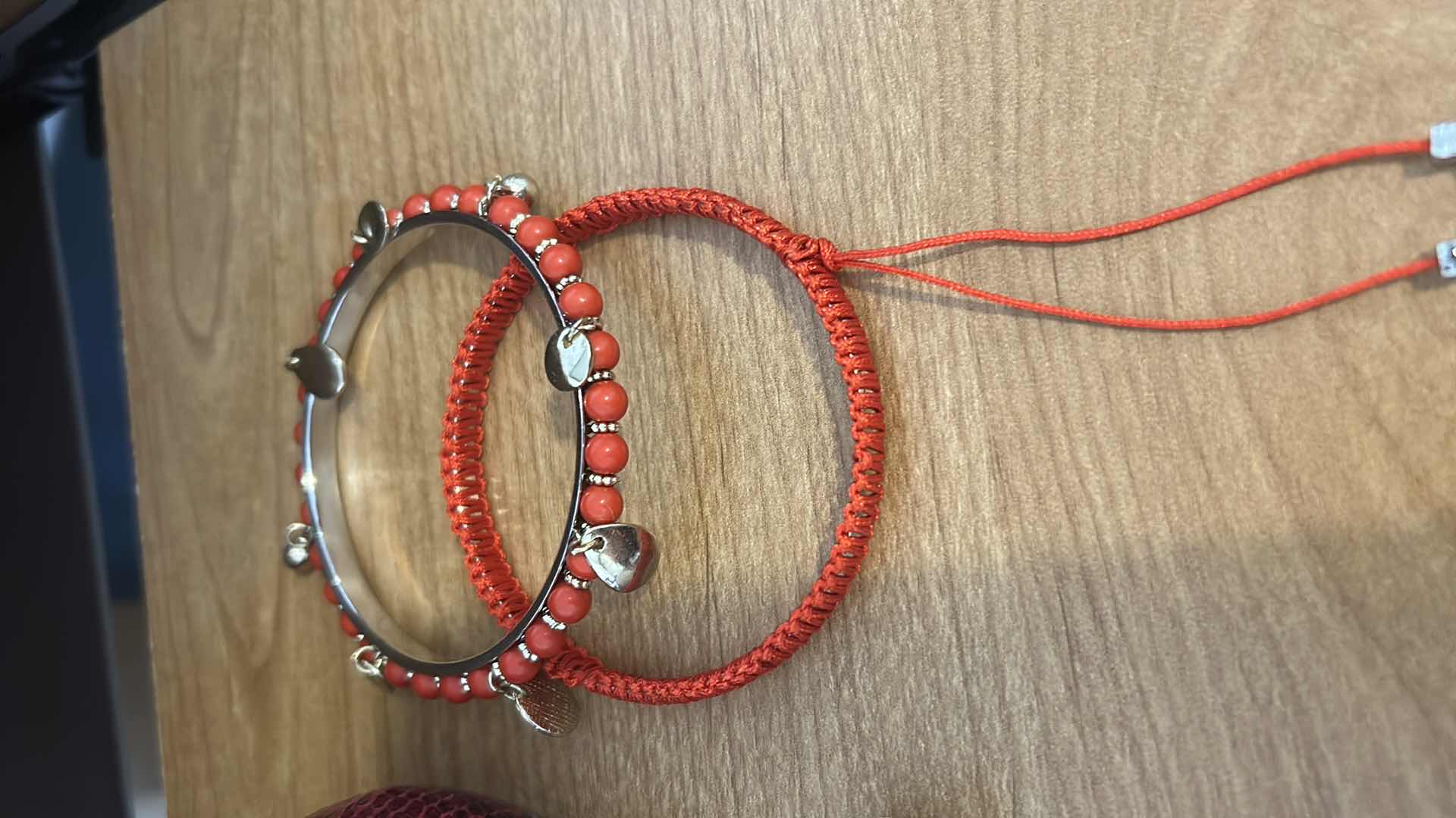 Photo 1 of 7- RED BLACK FASHION BRACELETS