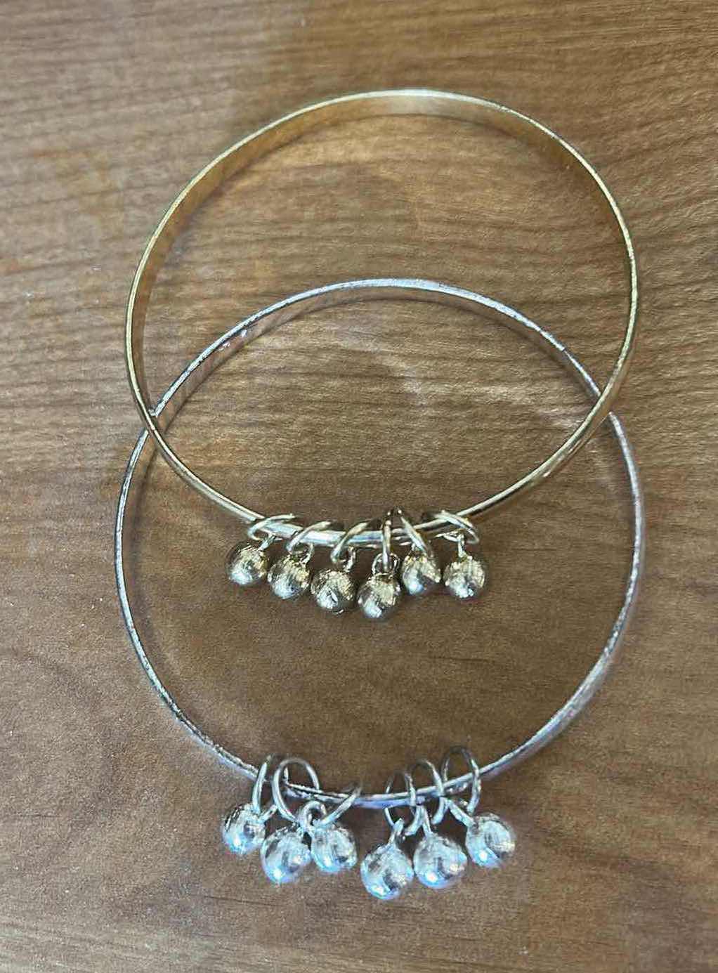 Photo 1 of VINTAGE SILVER TONE CLAMPER BRACELET W 6 FASHION BRACELETS