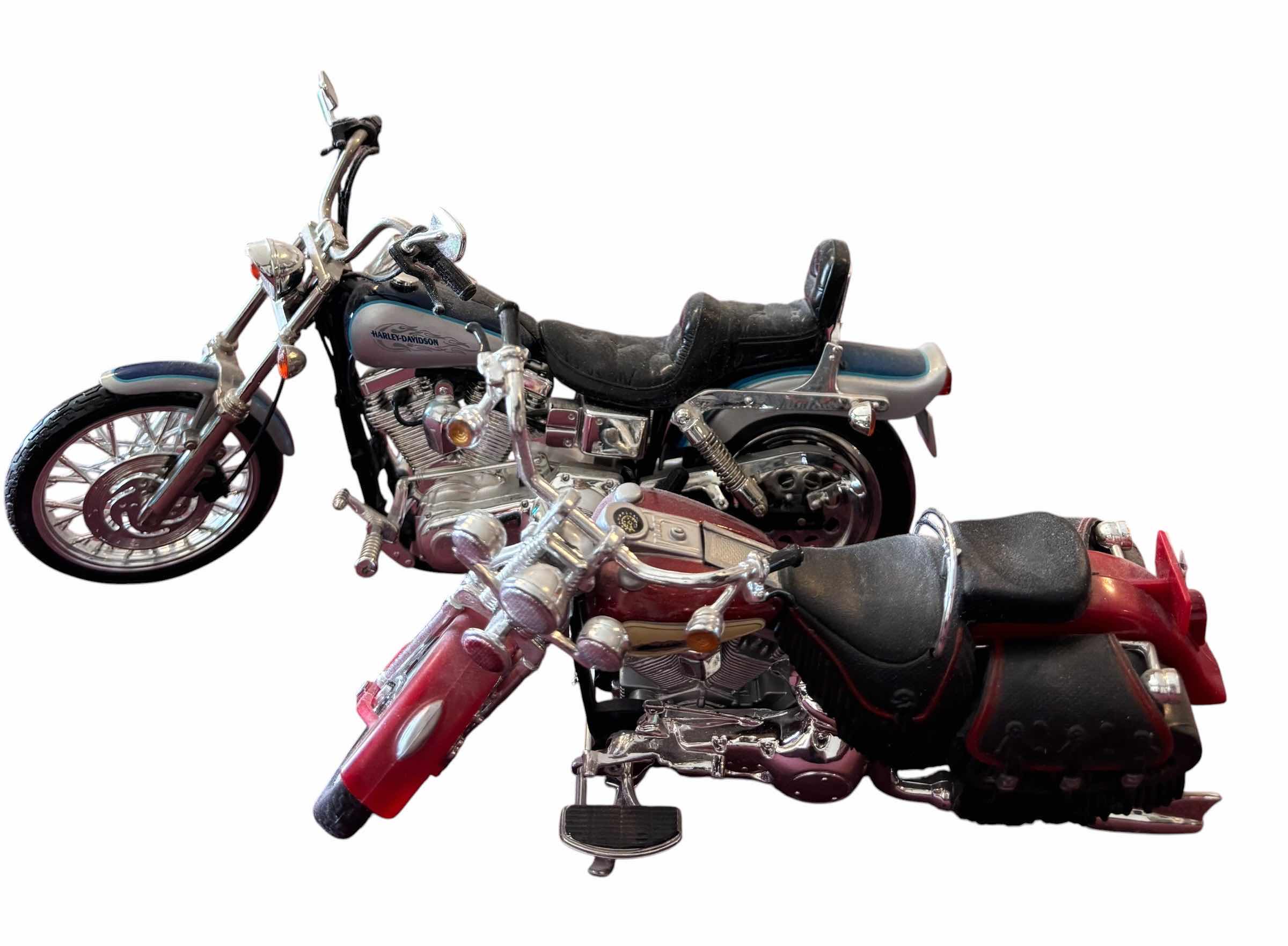 Photo 1 of COLLECTIBLE MOTORCYCLE MODELS (2) 9”L