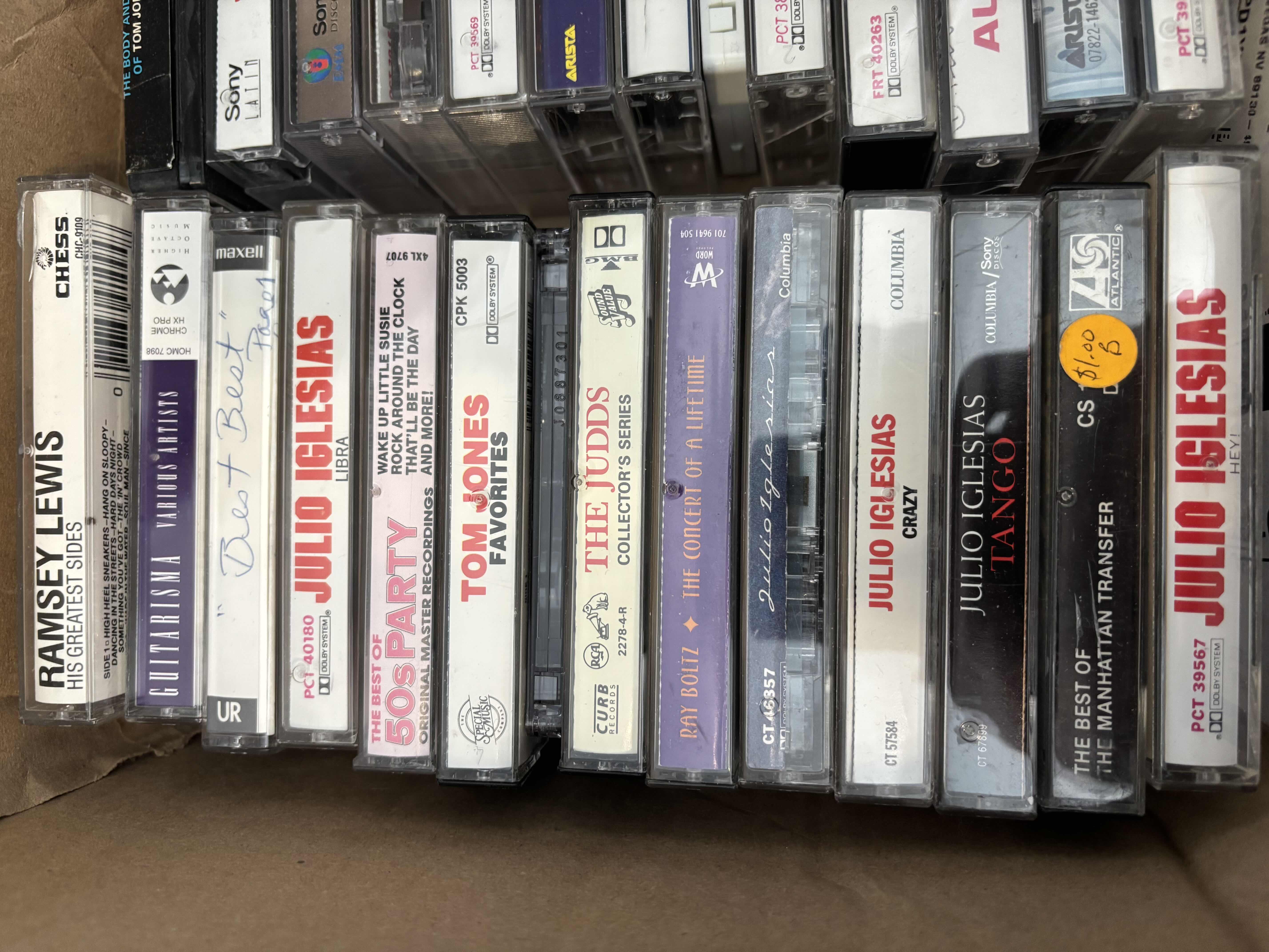 Photo 1 of COLLECTION OF CASSETTE TAPES & CDS