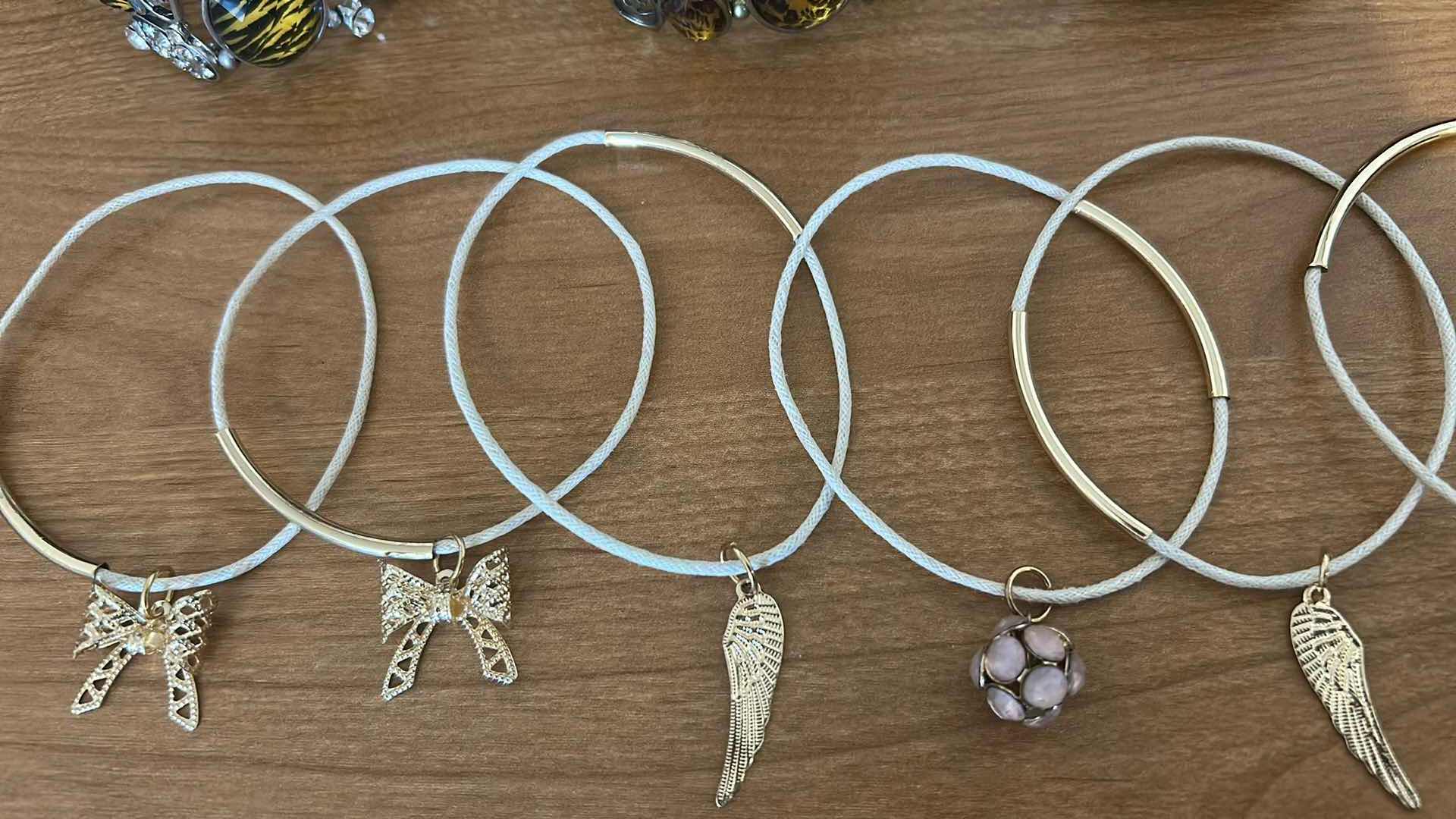 Photo 1 of 9- ANTIQUE STRETCH BRACELETS AND EXPANDABLE WIRE CHARM BRACELETS
