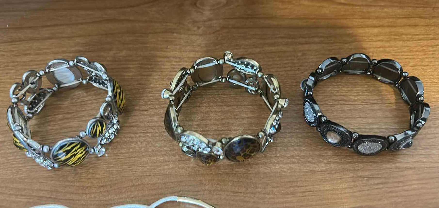 Photo 1 of 9- ANTIQUE STRETCH BRACELETS AND EXPANDABLE WIRE CHARM BRACELETS