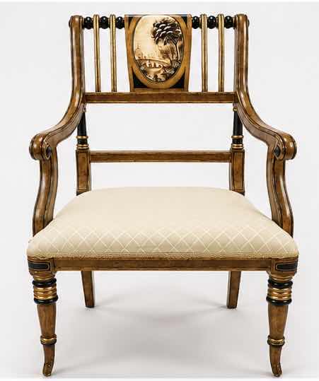 Photo 1 of VINTAGE REGENCY STYLE ARMCHAIR