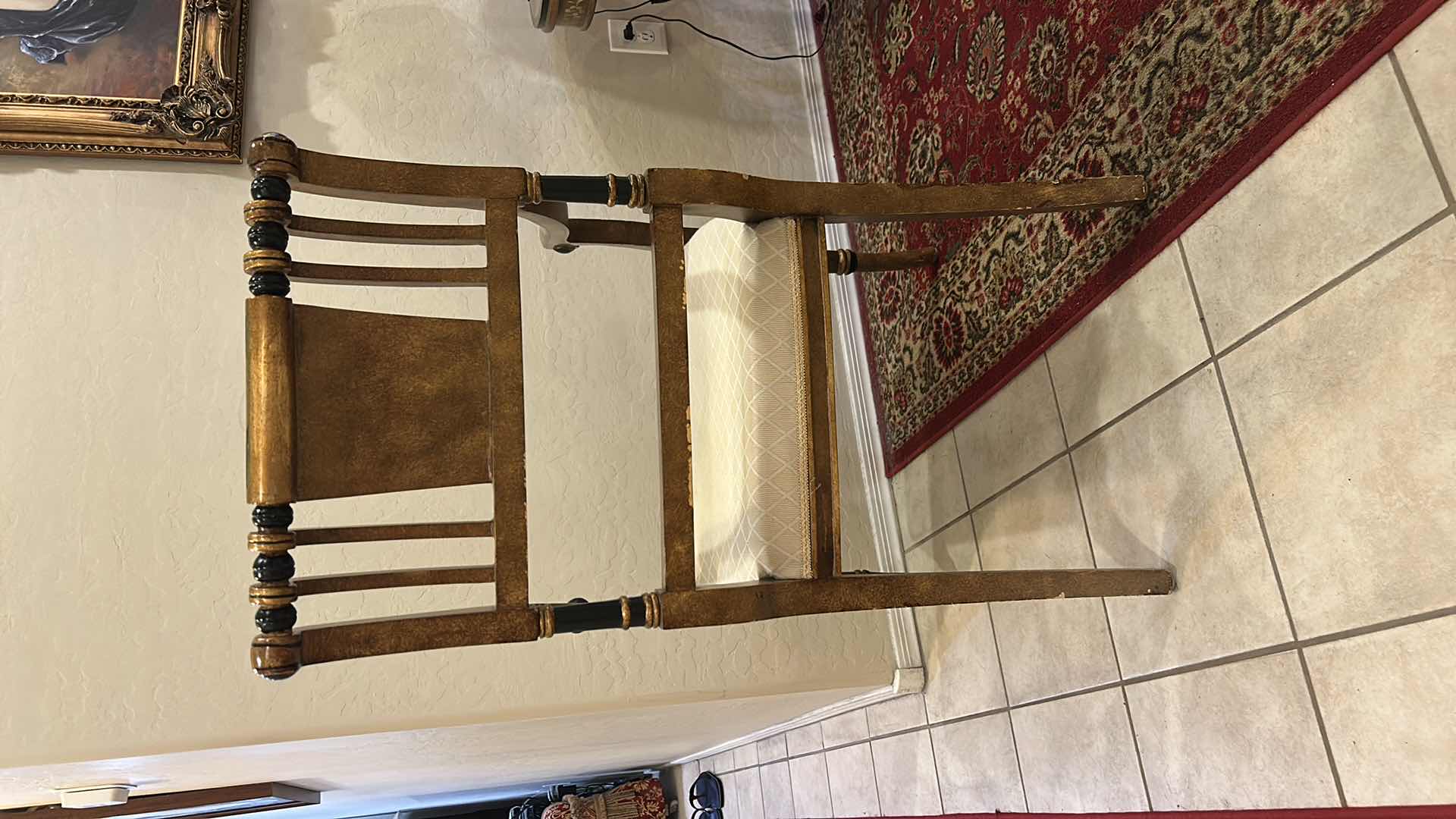 Photo 1 of VINTAGE REGENCY STYLE ARMCHAIR