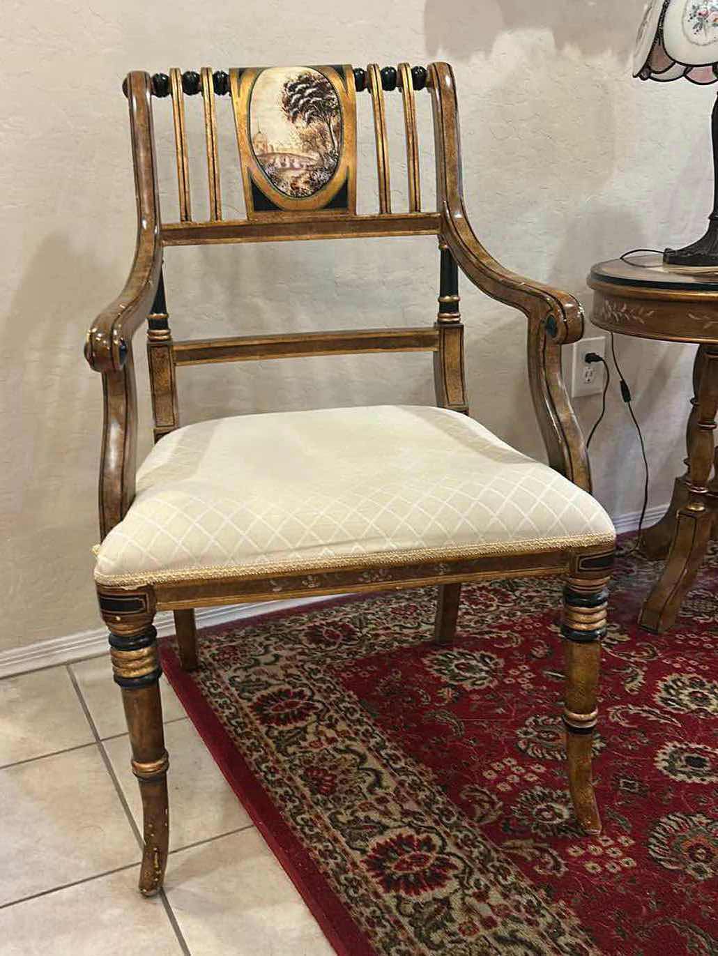 Photo 1 of VINTAGE REGENCY STYLE ARMCHAIR