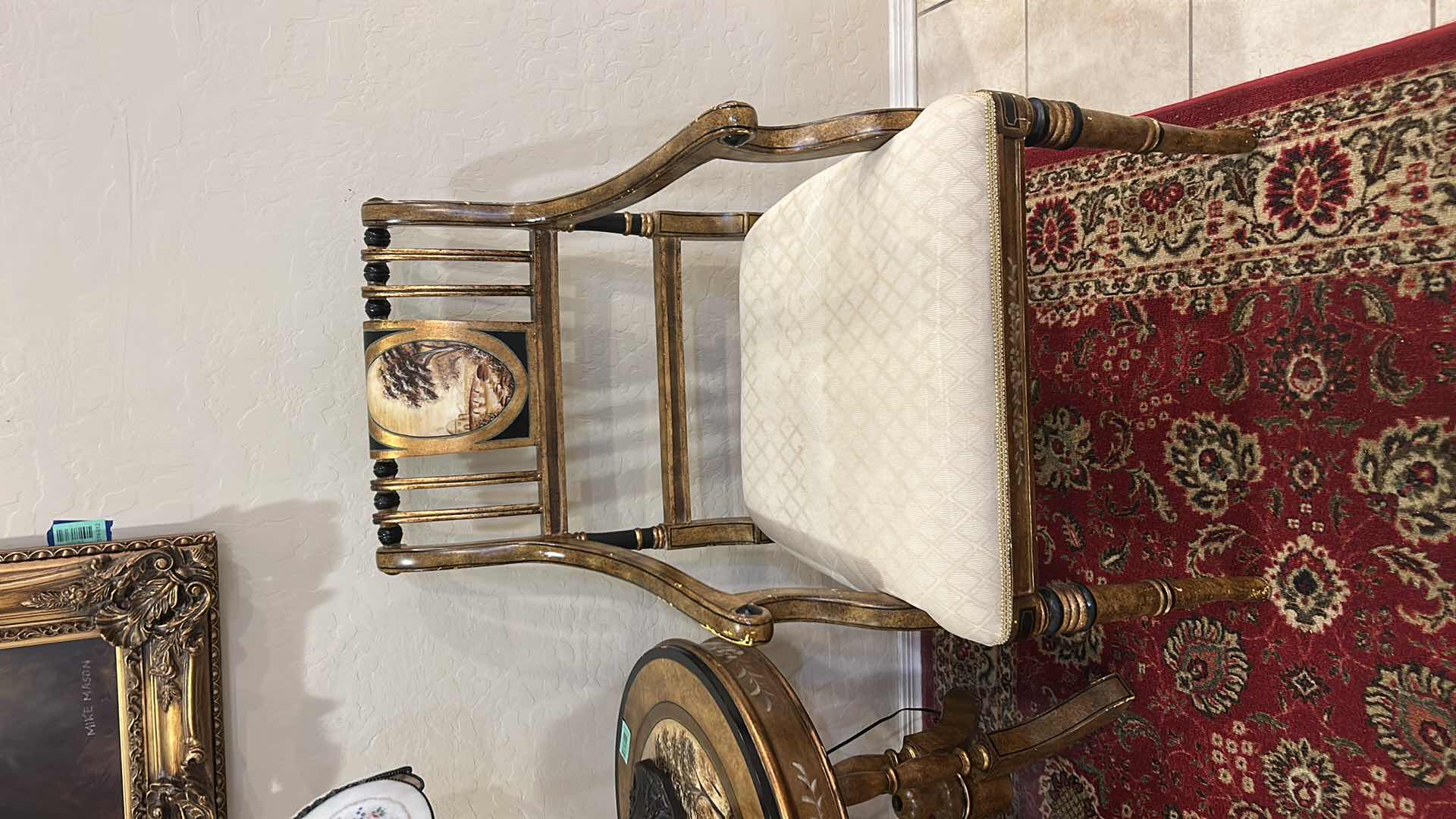 Photo 1 of VINTAGE REGENCY STYLE ARMCHAIR