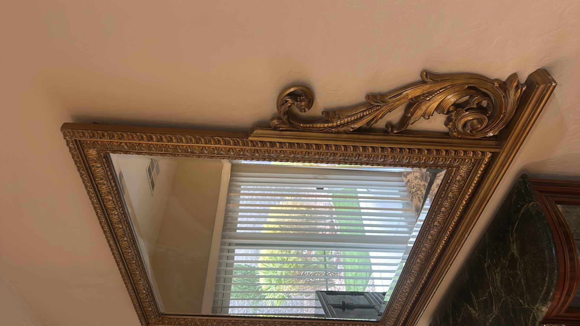 Photo 1 of VINTAGE HOLLYWOOD REGENCY STYLE GOLD GILT WALL MIRROR 66“ x 3“  H4‘