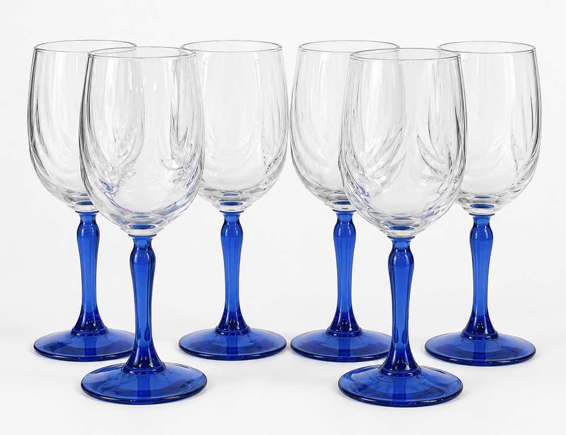 Photo 1 of 6- VINTAGE LENOX SWAG DRAPE WINE GLASSES. $20-$45 PER GLASS