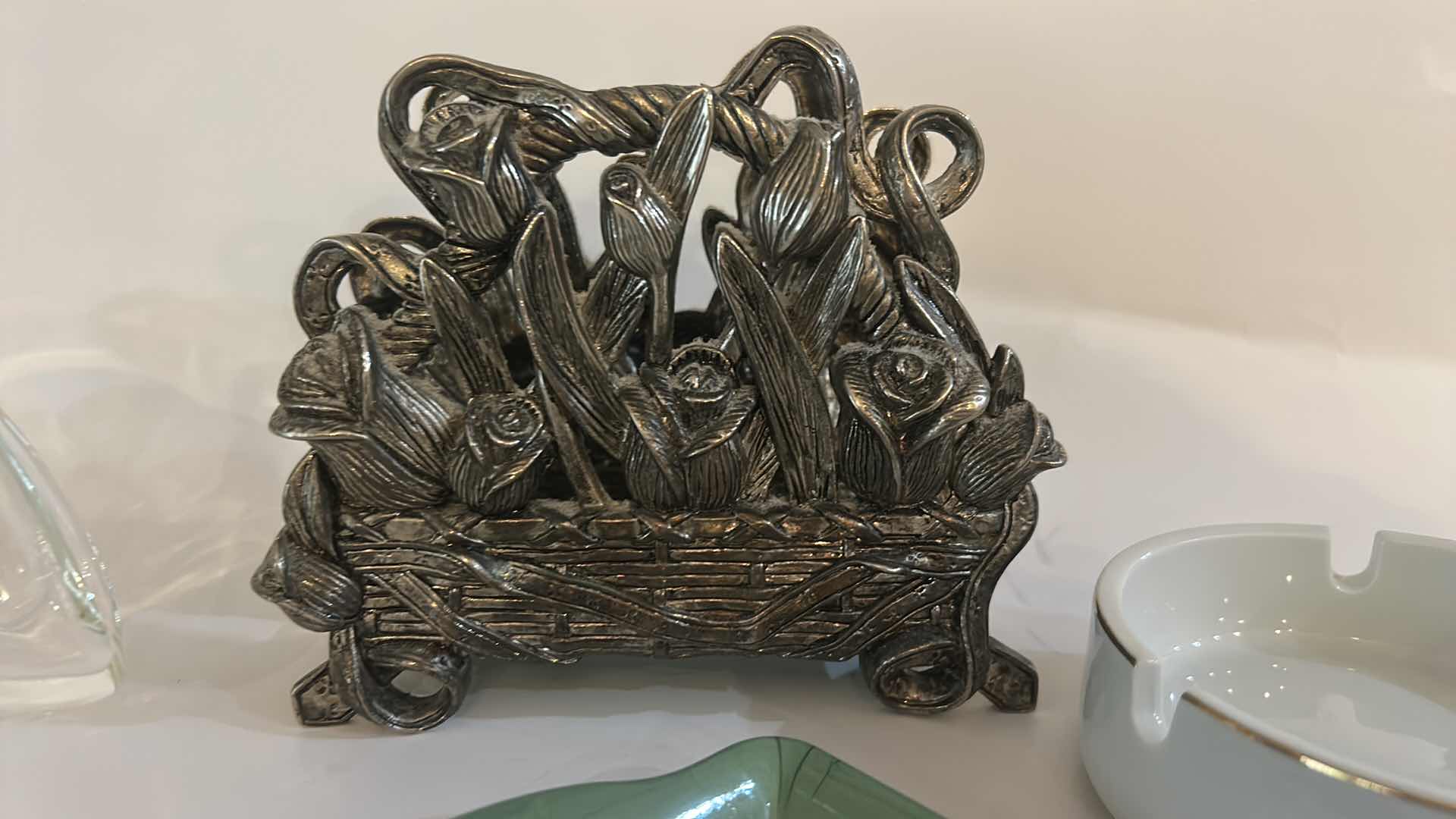 Photo 1 of ASHTRAYS, VEGAS COIN TRAYS AND NAPKIN HOLDERS (TALLEST H5”)