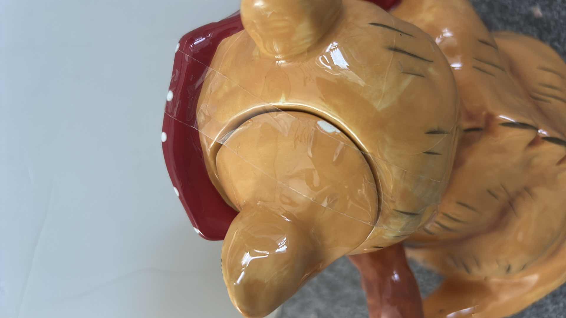 View 4 of BLUE SKY CLAYWORKS “CATCHING A FISH” CAT TEAPOT H9”