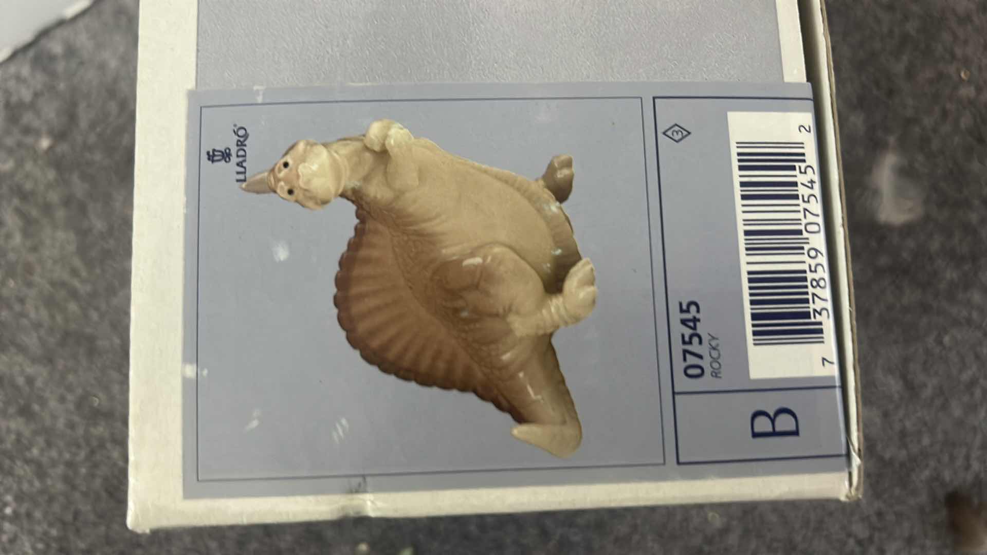 Photo 1 of LLADRO PORCELAIN DINOSAUR FIGURINE