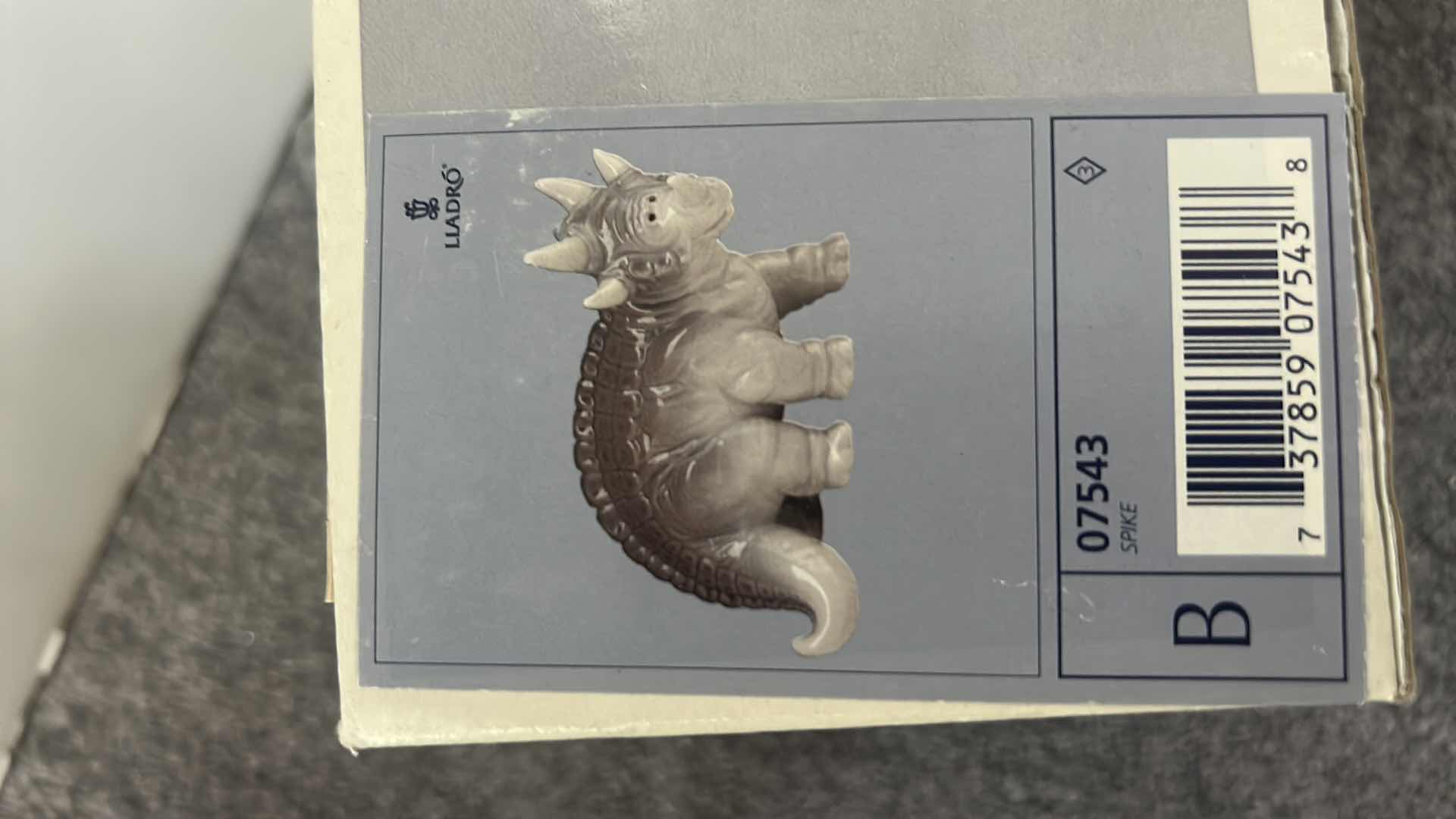 Photo 1 of LLADRO PORCELAIN DINOSAUR FIGURINE