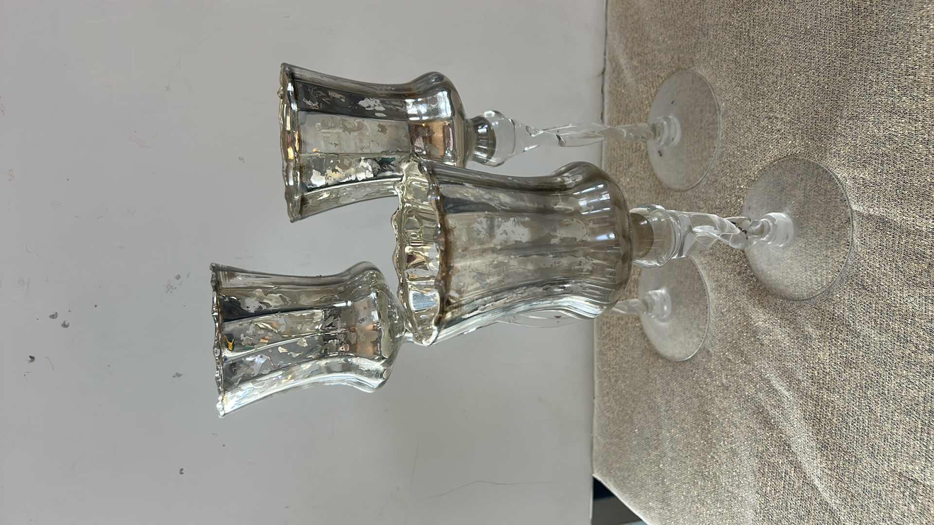 Photo 1 of 3 RESIN CANDLE HOLDERS 24”