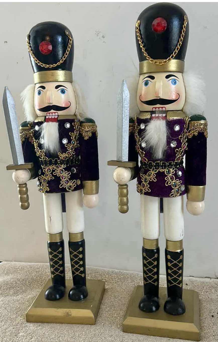 Photo 1 of 2 NUTCRACKER FIGURINES H15”