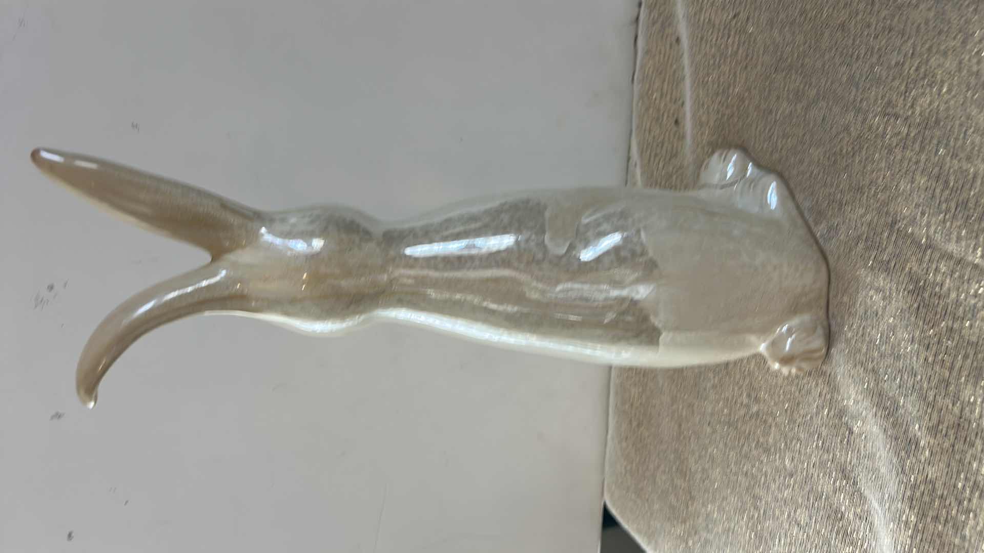 Photo 1 of CERAMIC BUNNY FIGURINE H14”