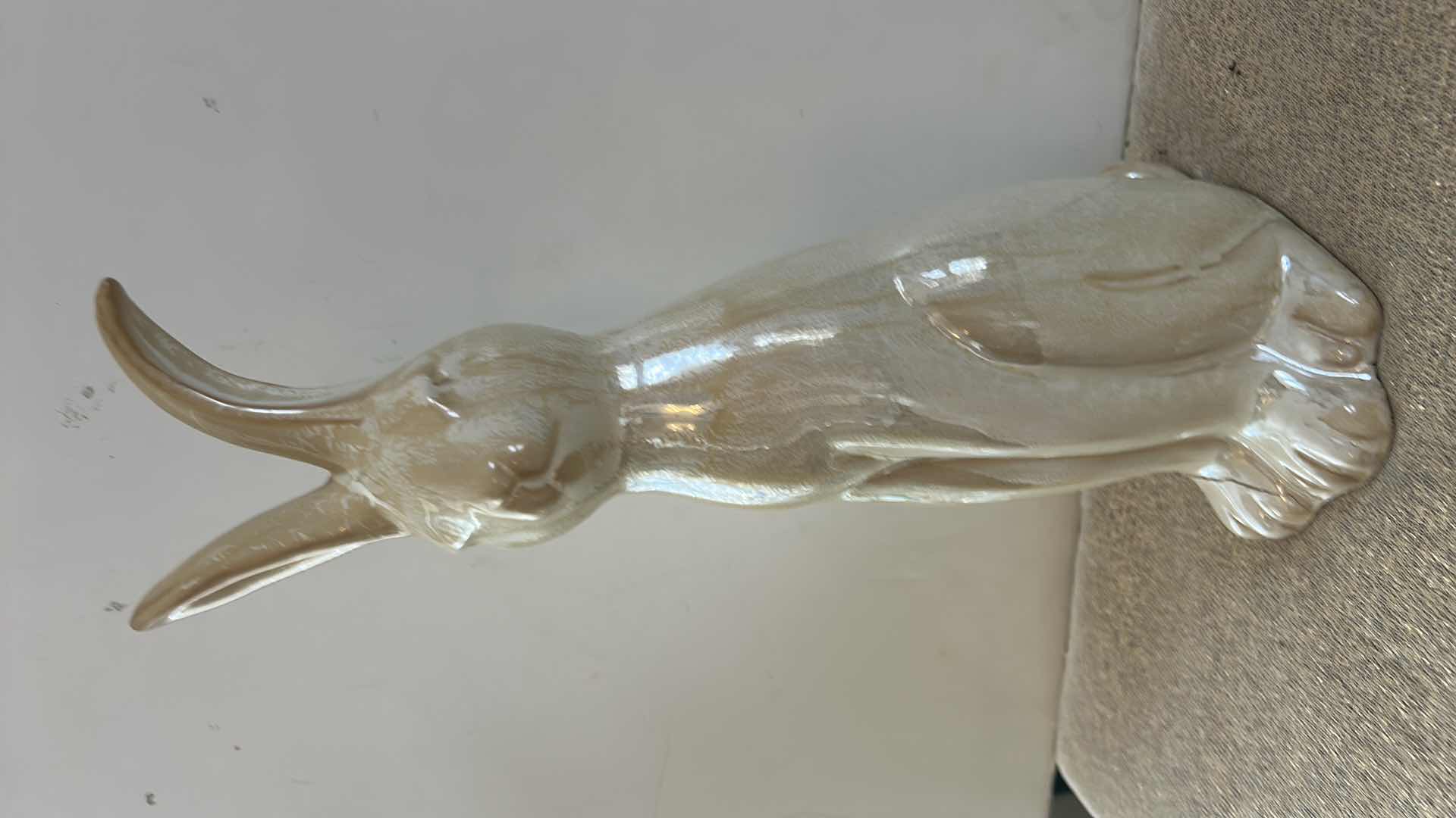 Photo 1 of CERAMIC BUNNY FIGURINE H14”