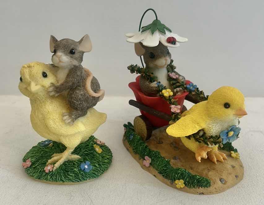 Photo 1 of 2 CHARMING TAILS MICE FIGURINES