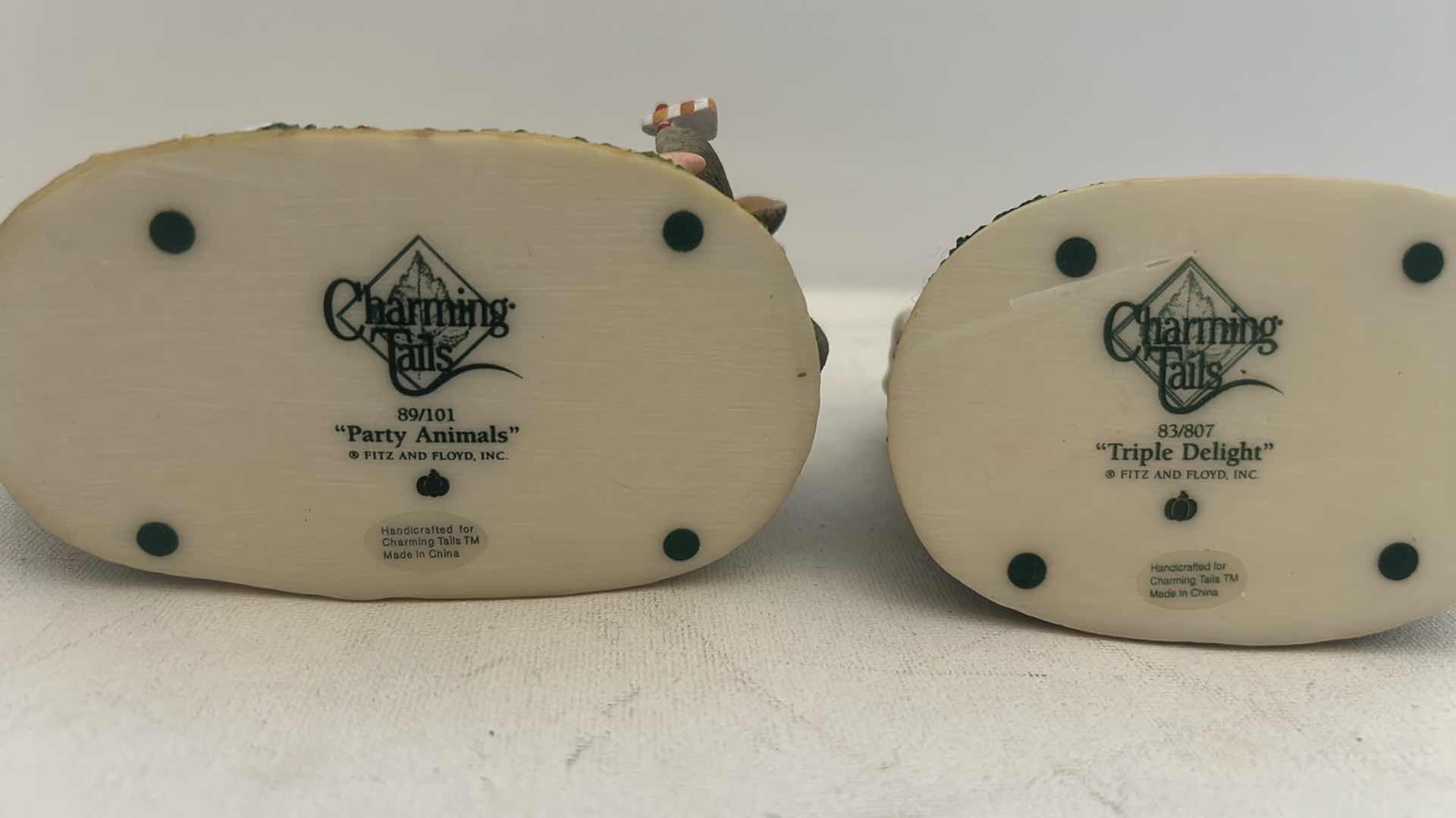 Photo 1 of 2 CHARMING TAILS MICE FIGURINES