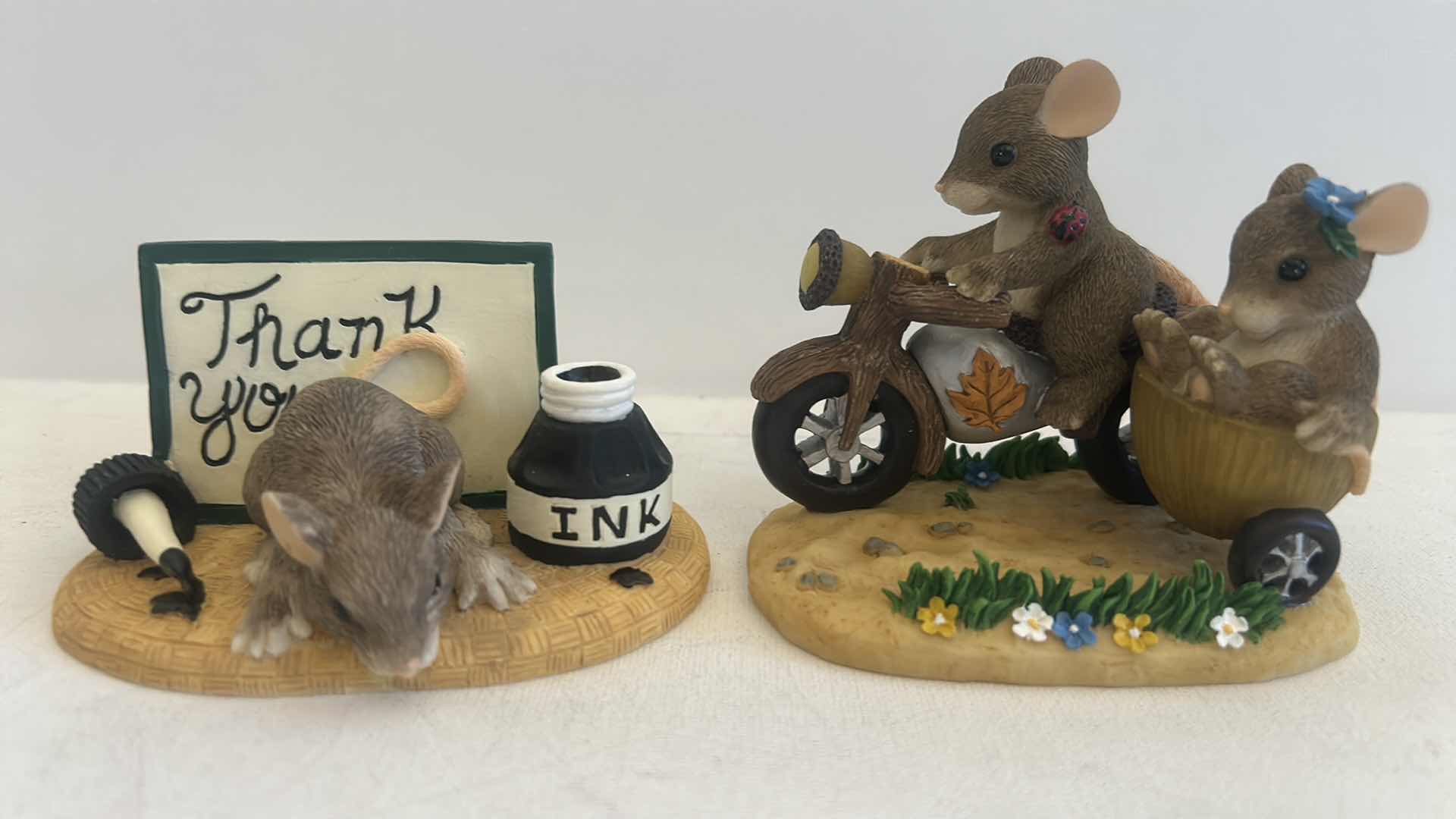 Photo 1 of 2 CHARMING TAILS MICE FIGURINES