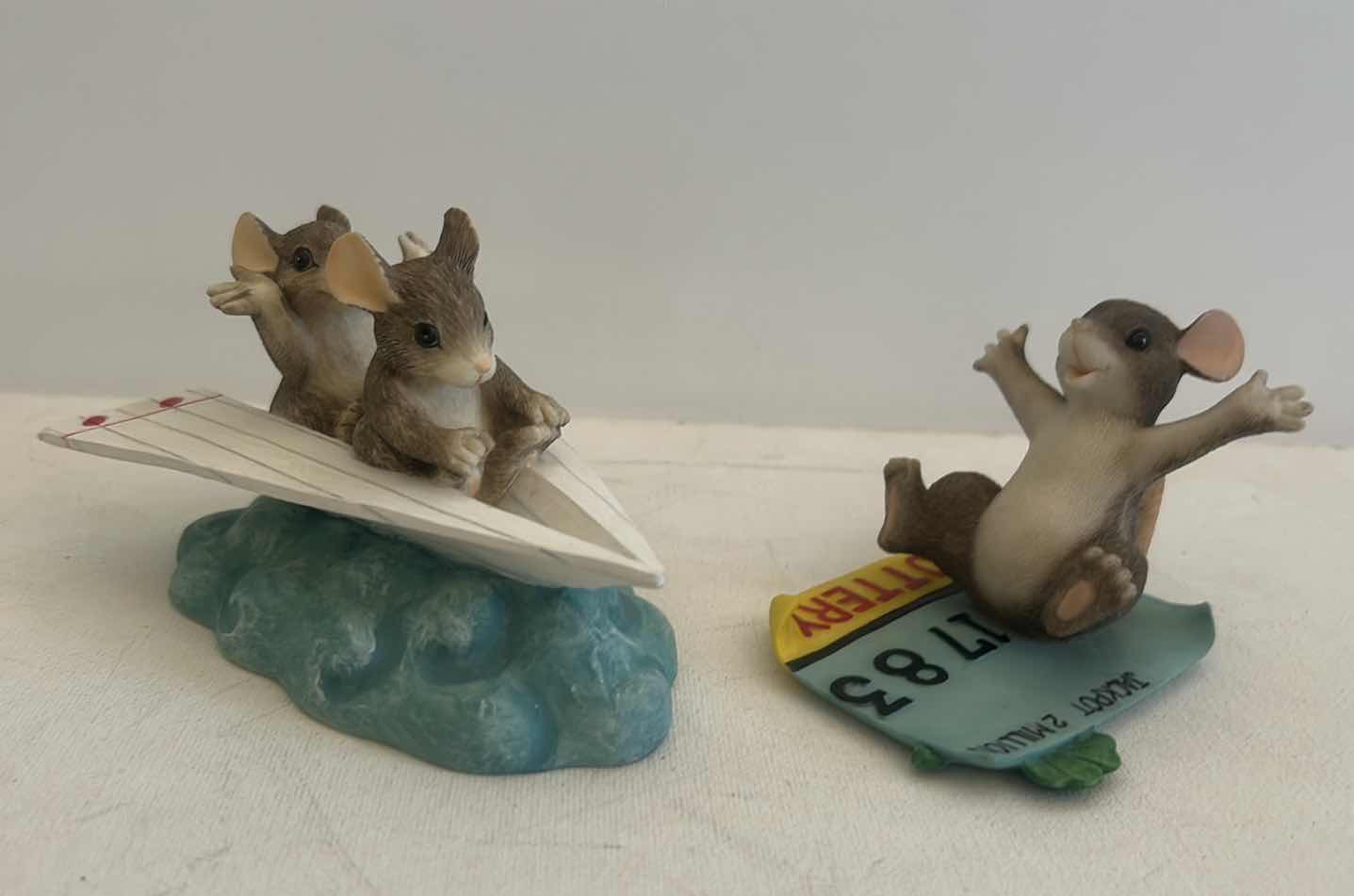 Photo 1 of 2 CHARMING TAILS MICE FIGURINES